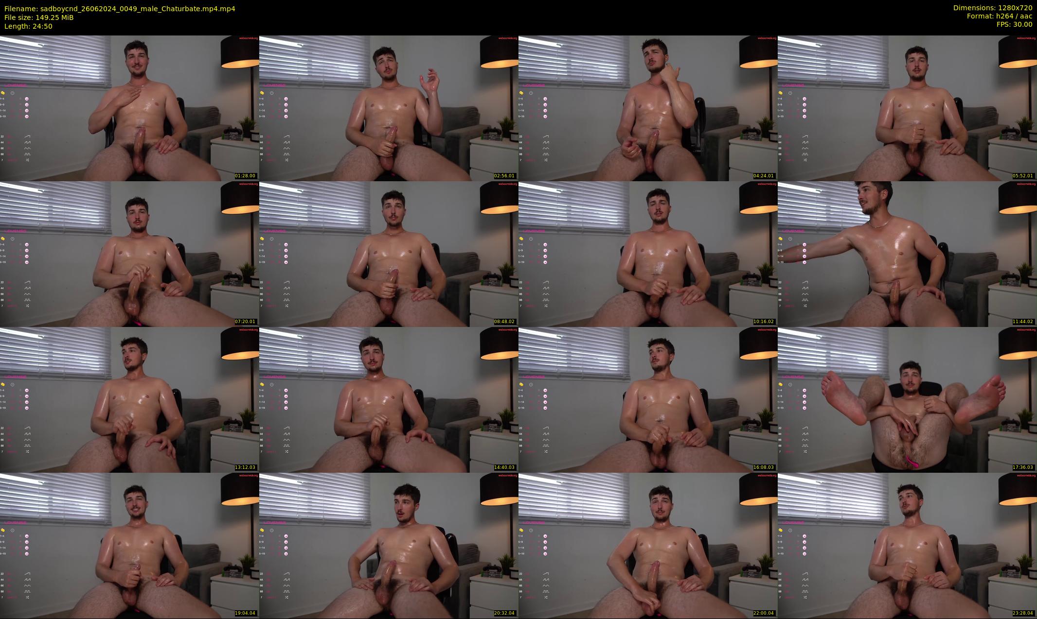 sadboycnd — 25 minute Chaturbate male cam show recording, 720p, Jun 26, 2024