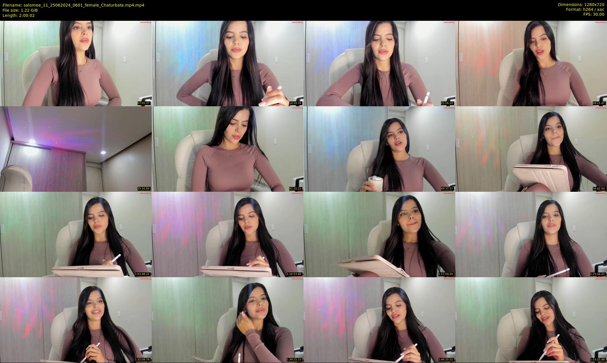salomee_11 — 121 minute Chaturbate female cam show recording, 720p, Jun 25, 2024