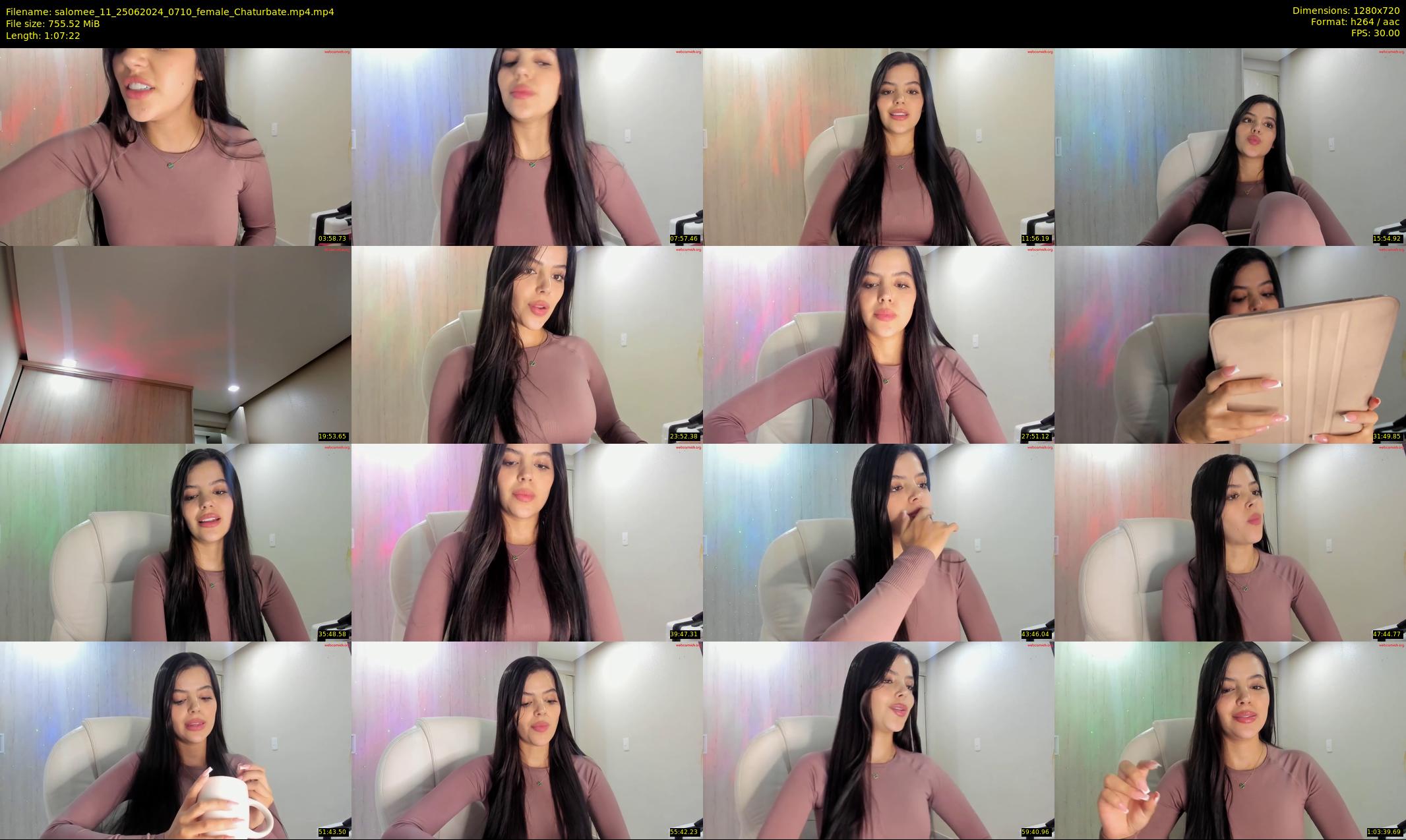 salomee_11 — 68 minute Chaturbate female cam show recording, 720p, Jun 25, 2024