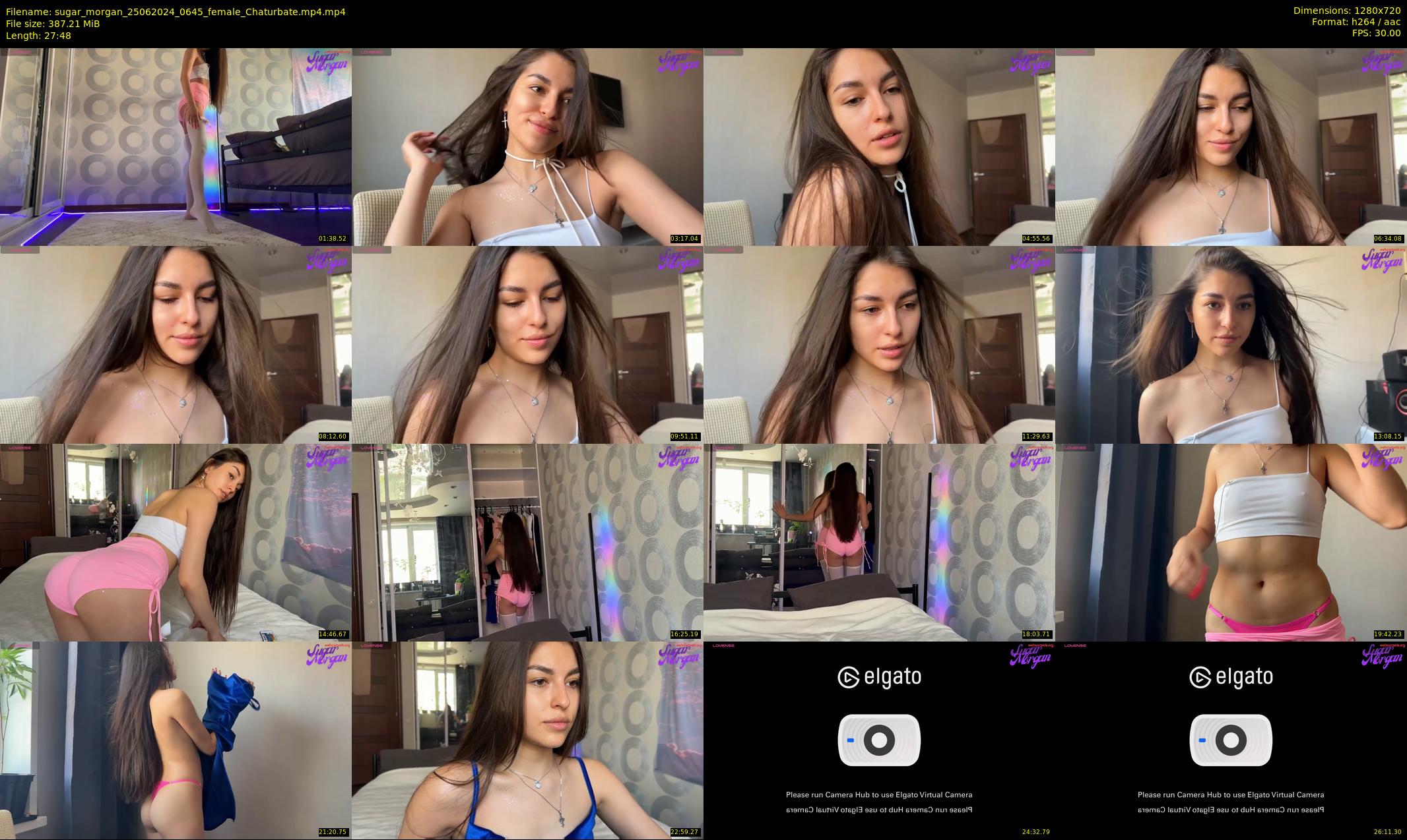 sugar_morgan — 28 minute Chaturbate female cam show recording, 720p, Jun 25, 2024