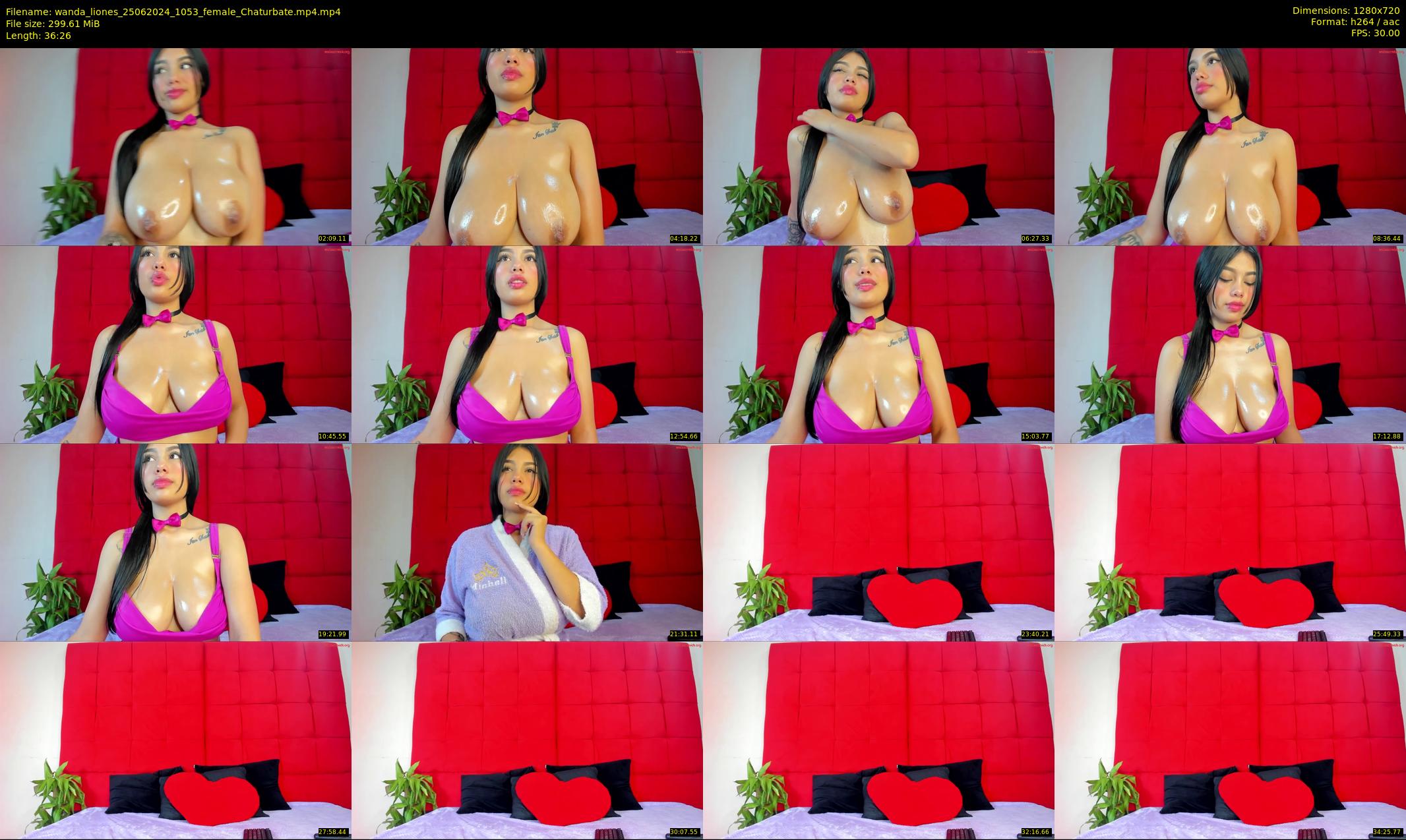 wanda_liones — 37 minute Chaturbate female cam show recording, 720p, Jun 25, 2024