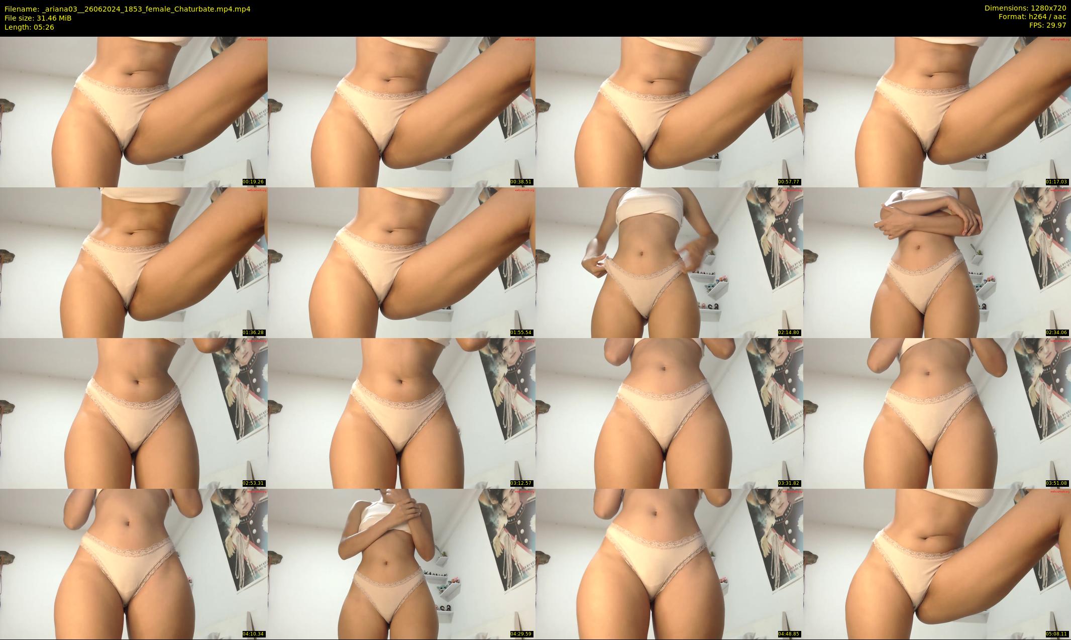 _ariana03_ — 6 minute Chaturbate female cam show recording, 720p, Jun 26, 2024