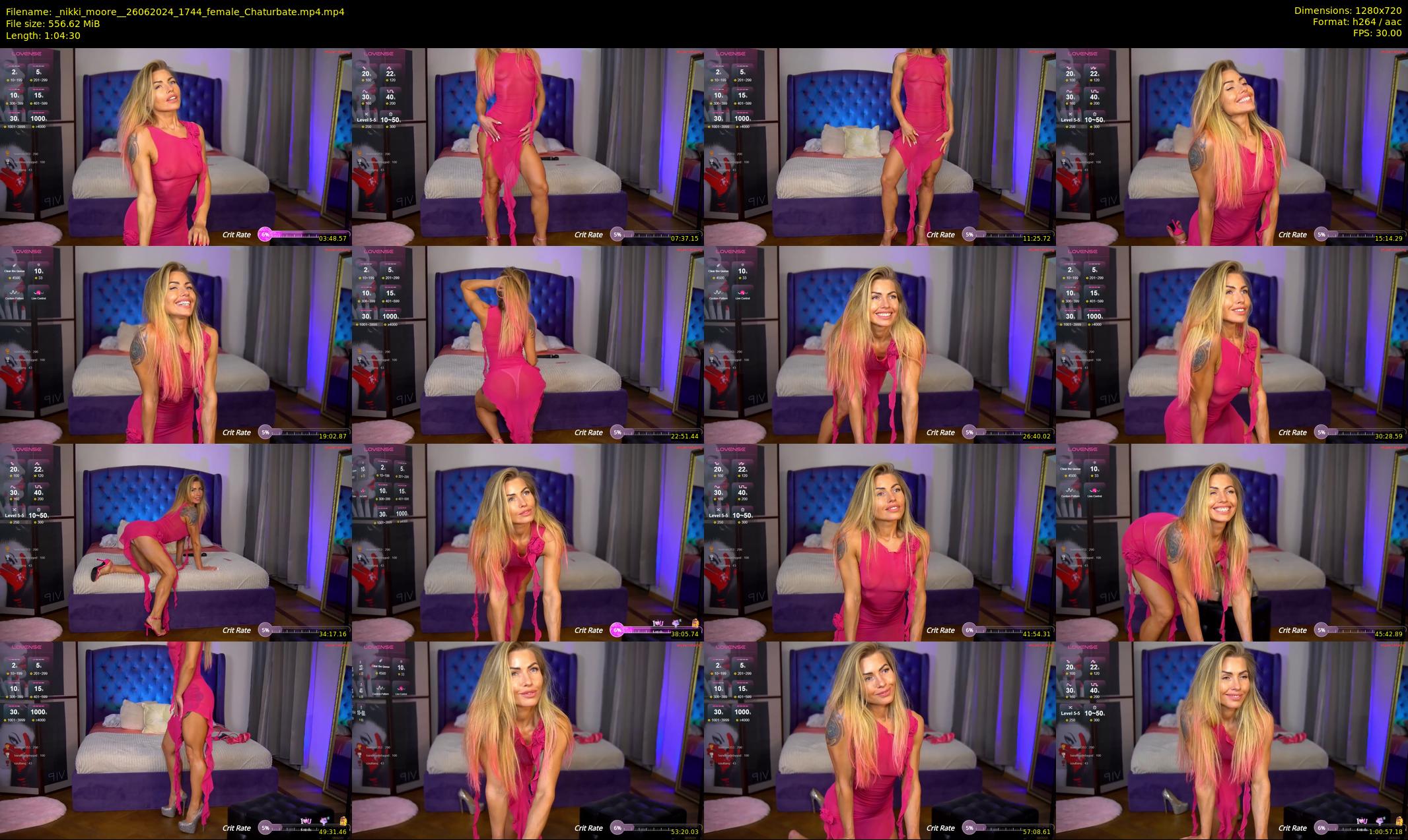 _nikki_moore_ — 65 minute Chaturbate female cam show recording, 720p, Jun 26, 2024