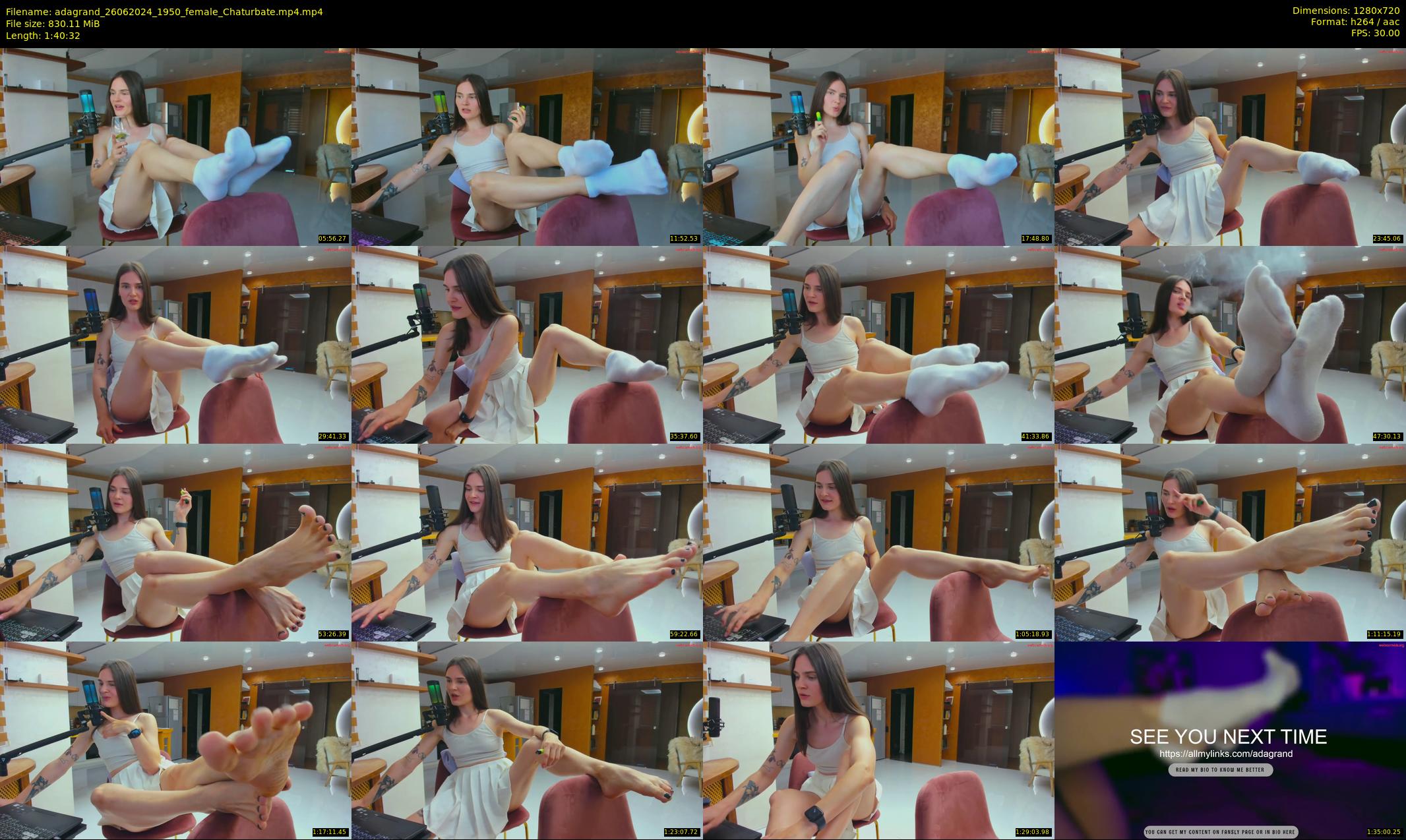 adagrand — 101 minute Chaturbate female cam show recording, 720p, Jun 26, 2024