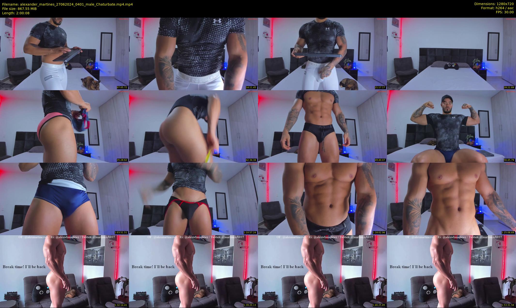 alexander_martines — 121 minute Chaturbate male cam show recording, 720p, Jun 27, 2024