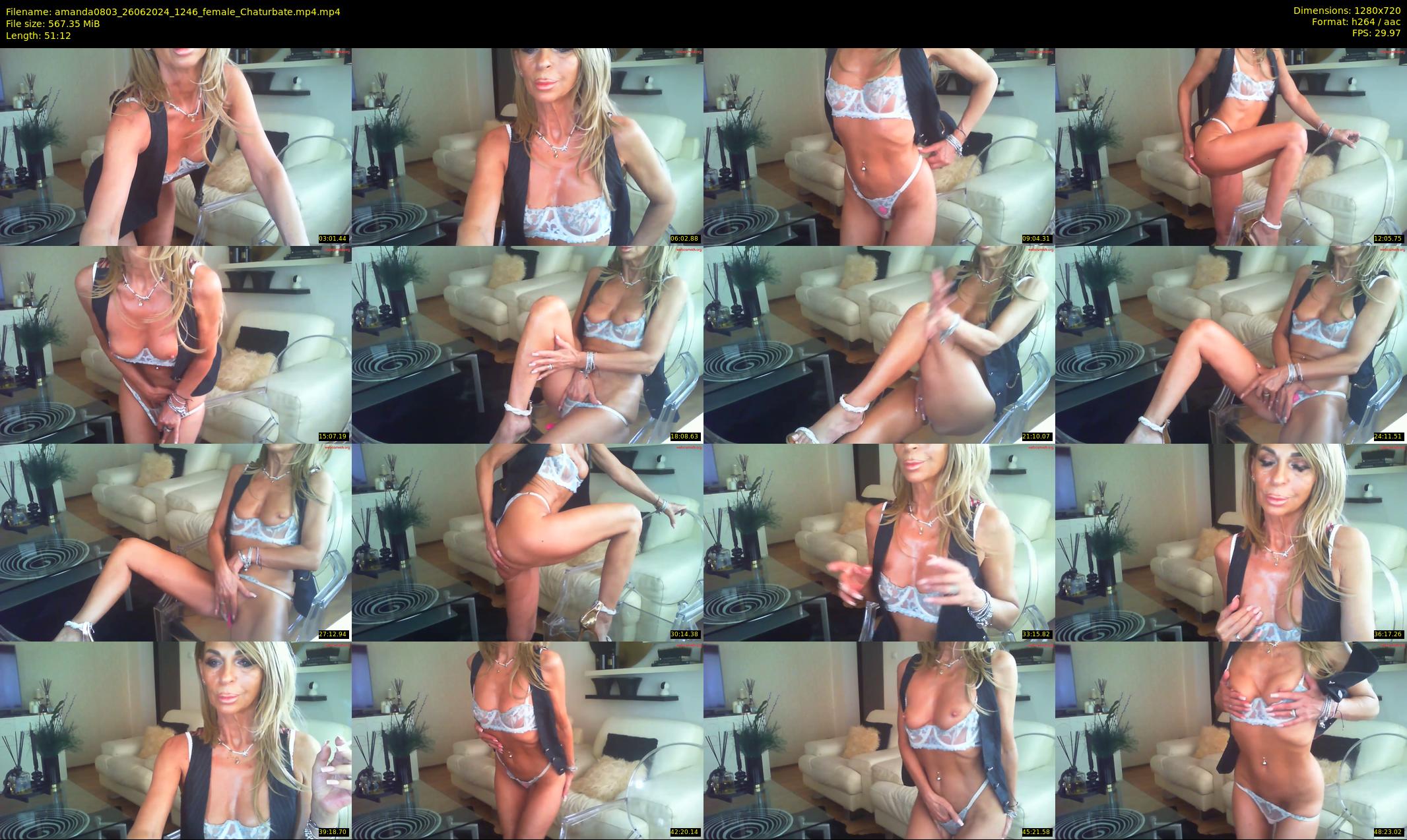 amanda0803 — 52 minute Chaturbate female cam show recording, 720p, Jun 26, 2024