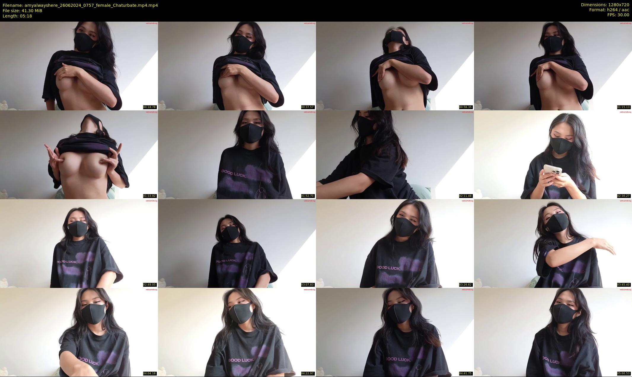amyalwayshere — 6 minute Chaturbate female cam show recording, 720p, Jun 26, 2024