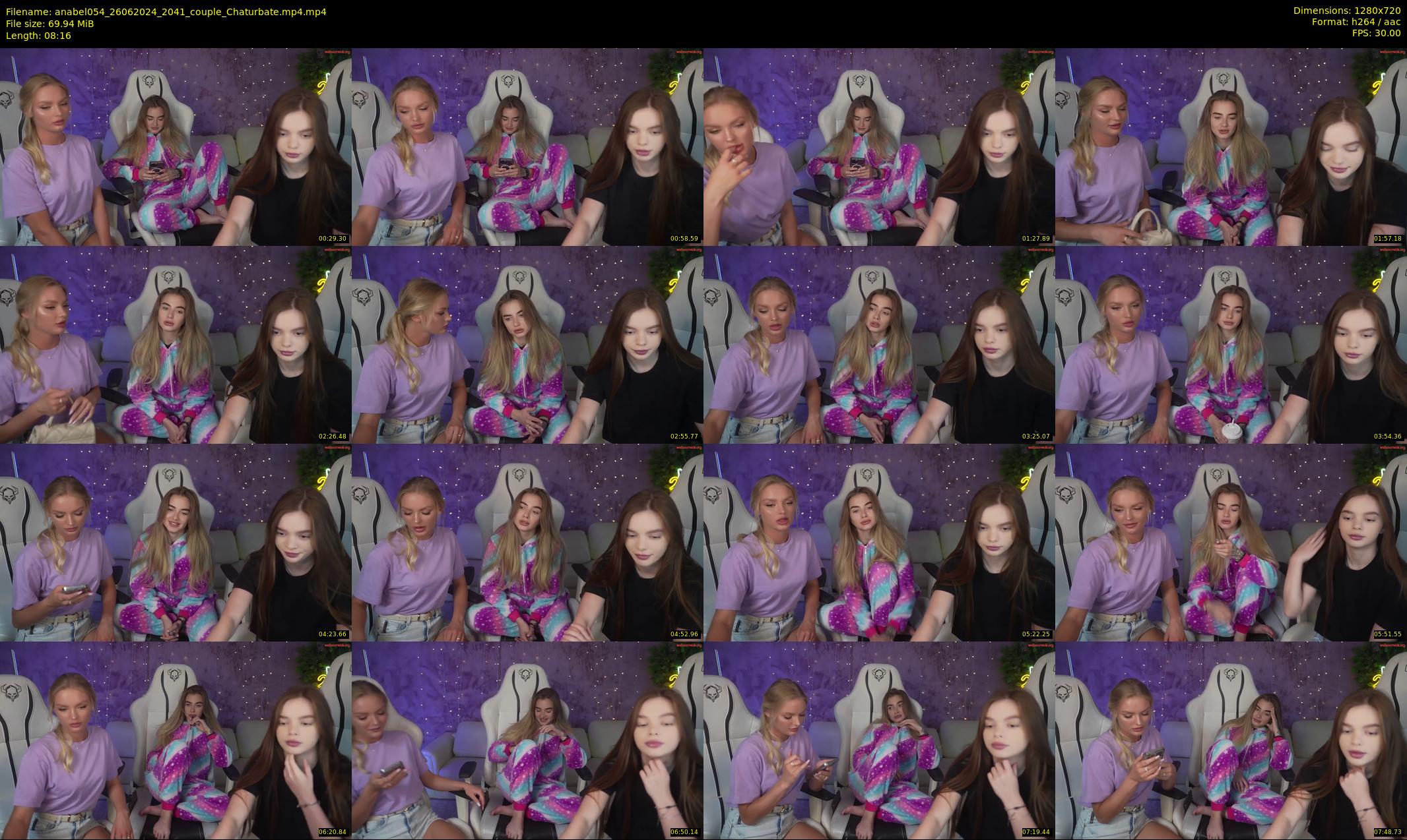 anabel054 — 9 minute Chaturbate female cam show recording, 720p, Jun 26, 2024