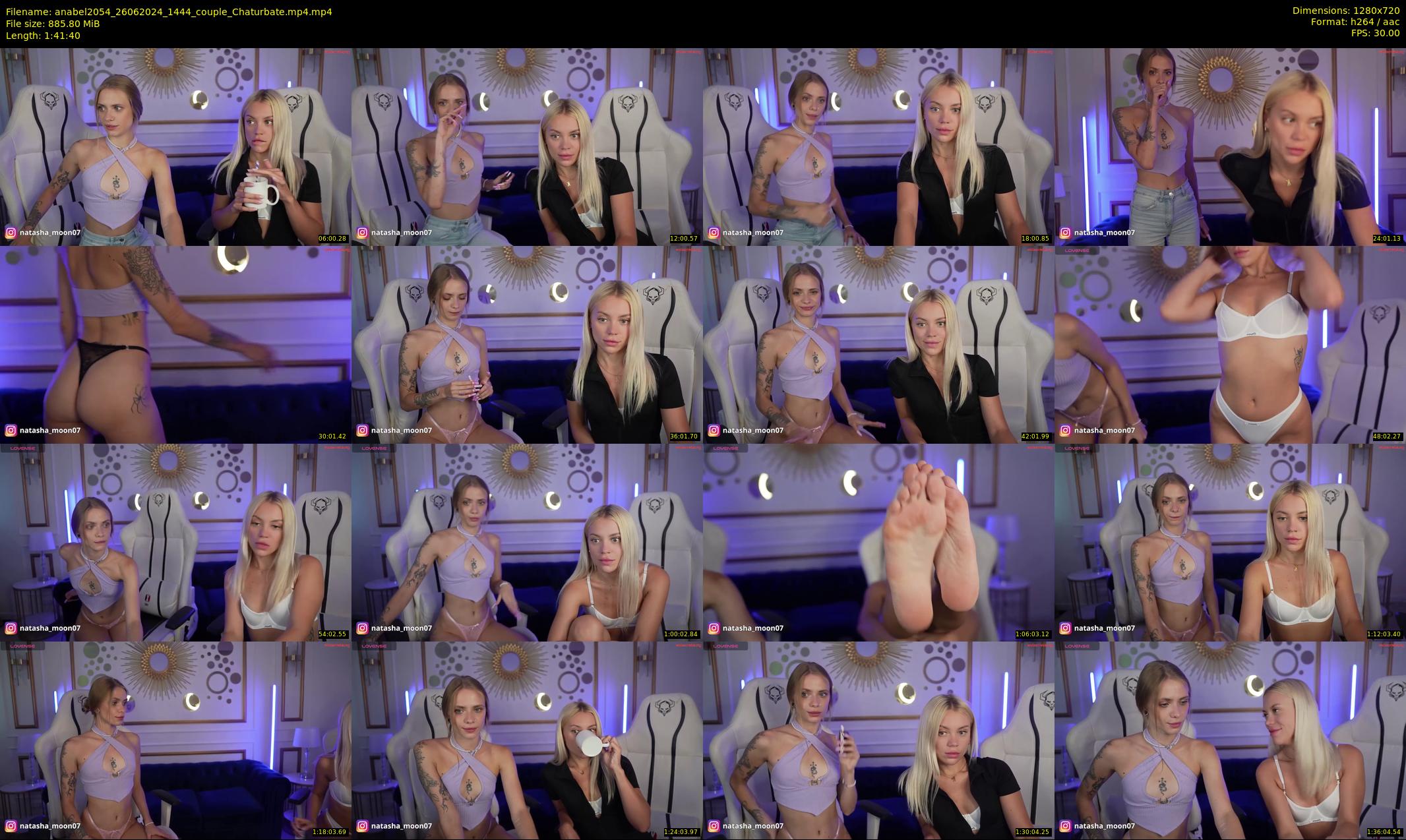 anabel2054 — 102 minute Chaturbate female cam show recording, 720p, Jun 26, 2024