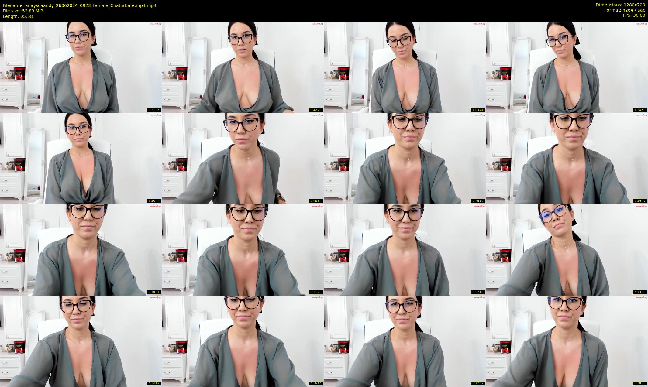anayscaandy — 6 minute Chaturbate female cam show recording, 720p, Jun 26, 2024