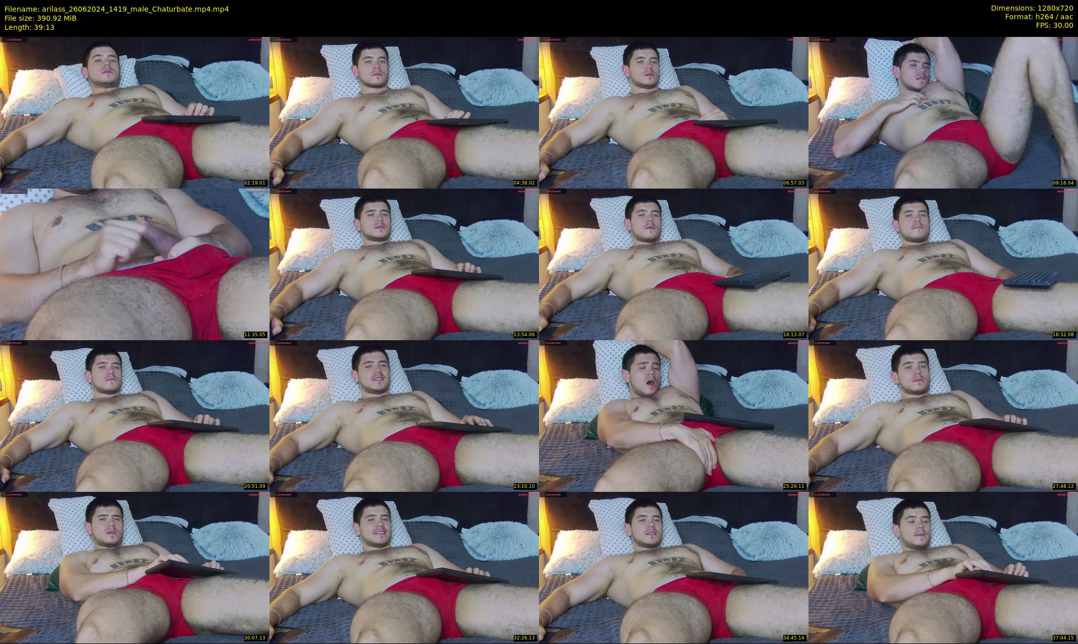 arilass — 40 minute Chaturbate male cam show recording, 720p, Jun 26, 2024