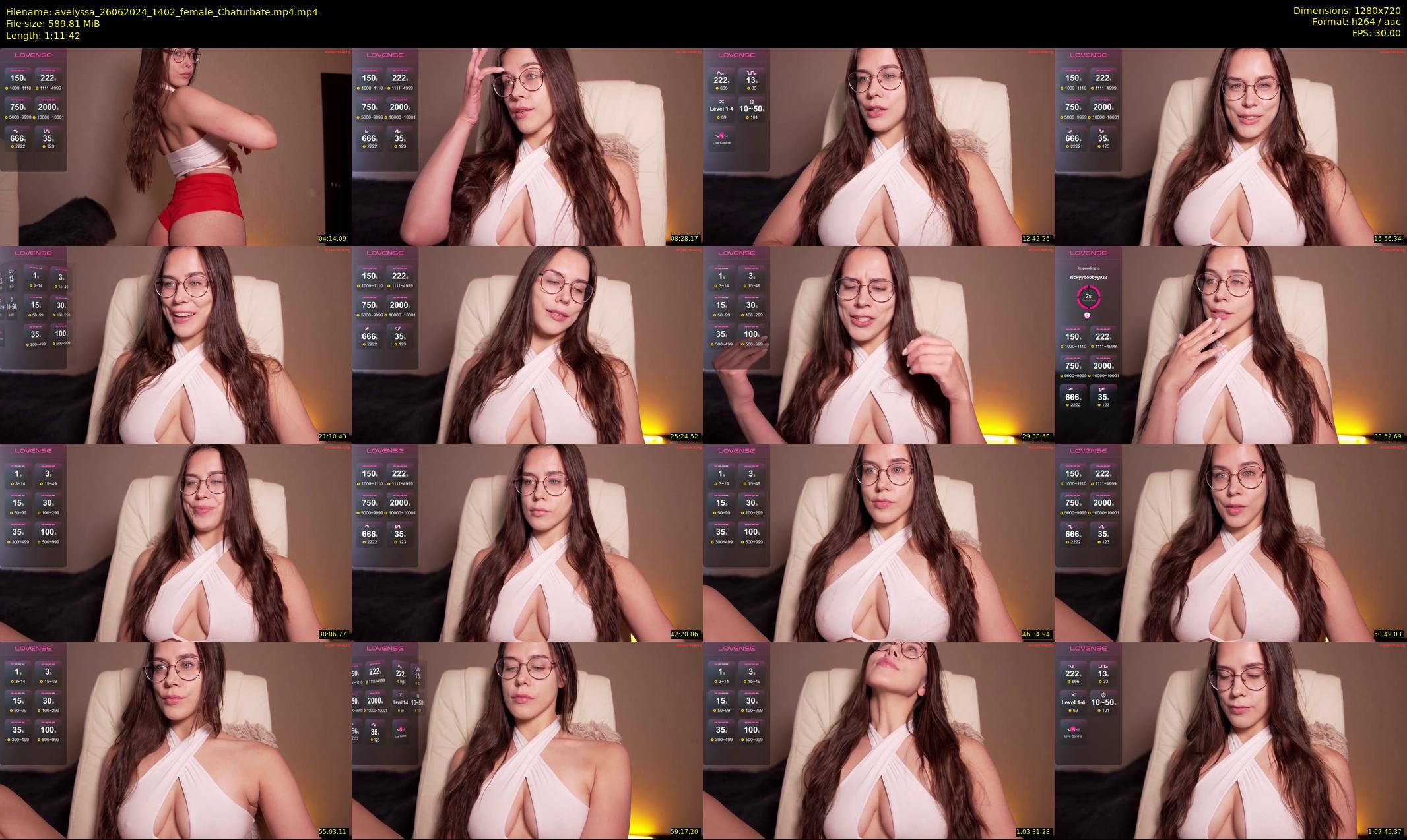 avelyssa — 72 minute Chaturbate female cam show recording, 720p, Jun 26, 2024