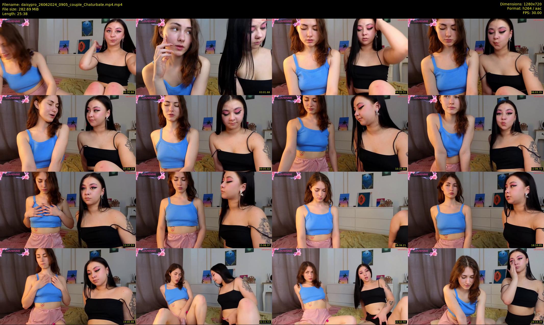 daisypro — 26 minute Chaturbate couple cam show recording, 720p, Jun 26, 2024
