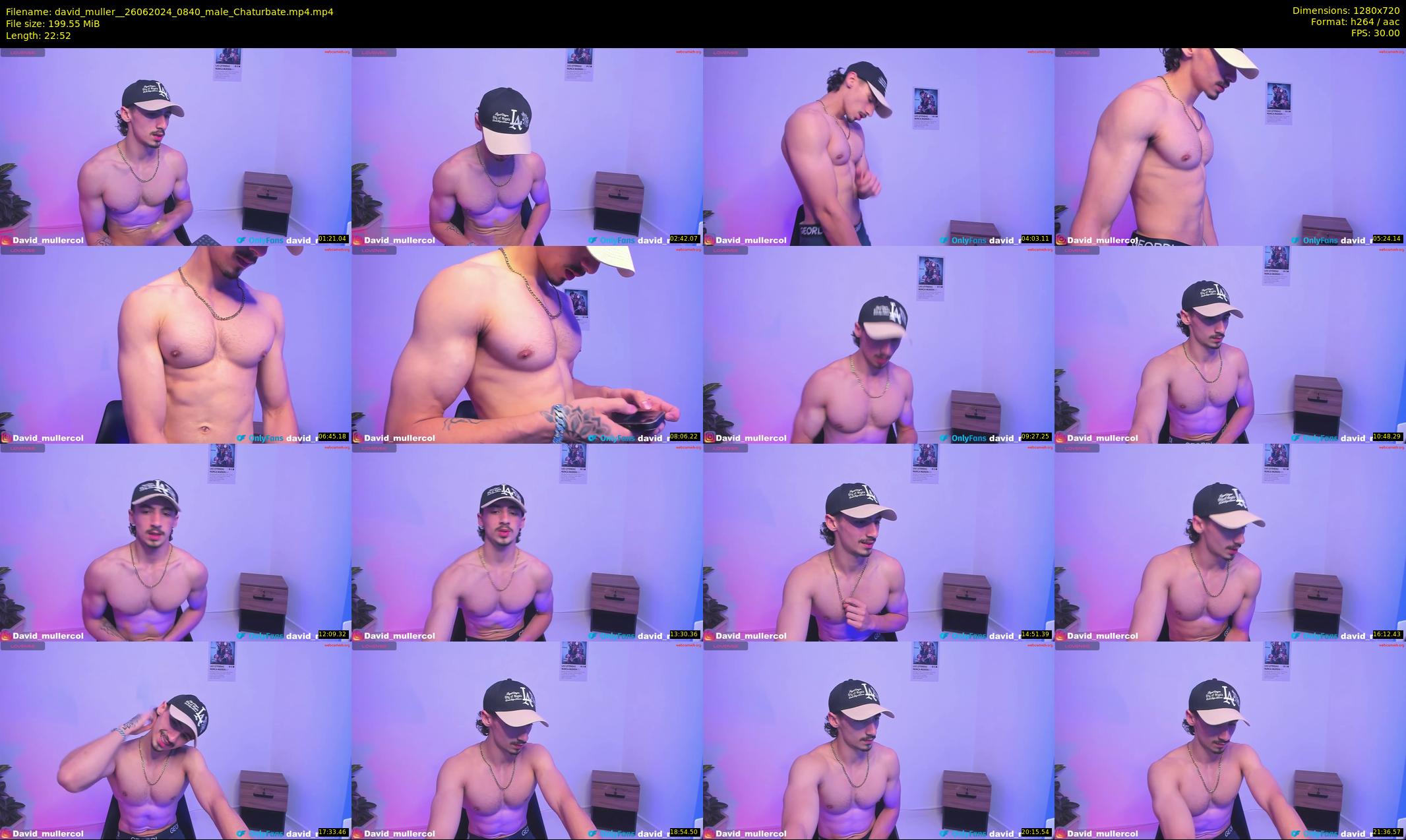 david_muller_ — 23 minute Chaturbate male cam show recording, 720p, Jun 26, 2024