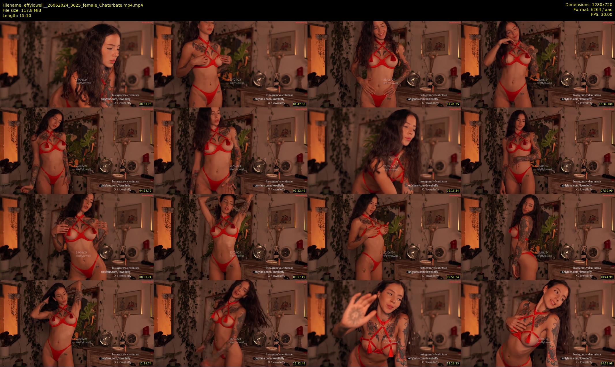 effylowell_ — 16 minute Chaturbate female cam show recording, 720p, Jun 26, 2024