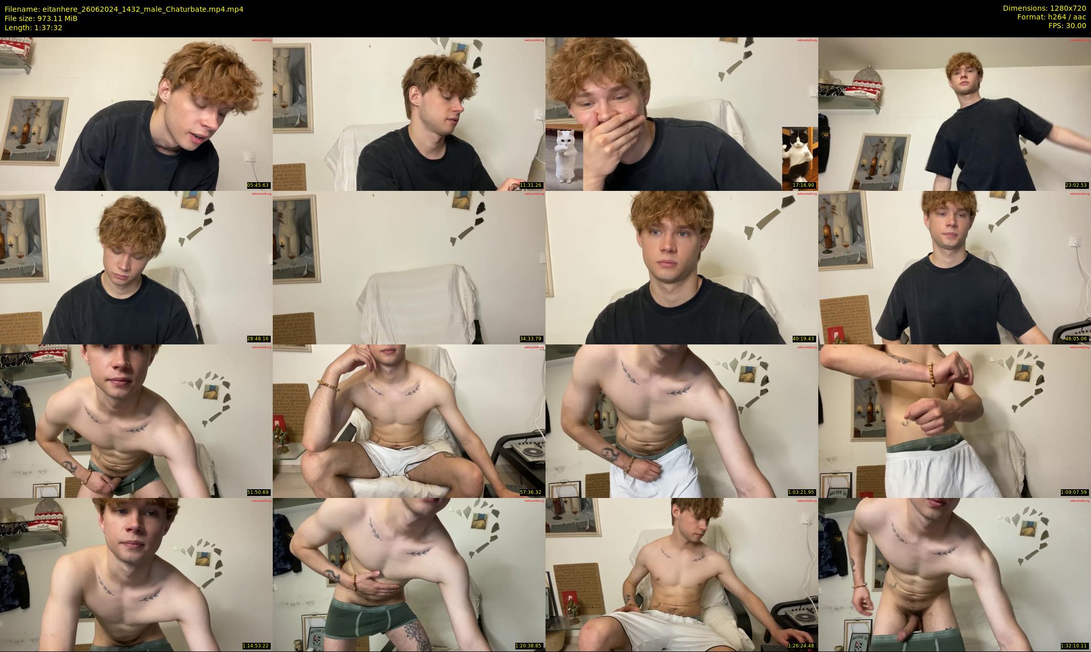 eitanhere — 98 minute Chaturbate male cam show recording, 720p, Jun 26, 2024