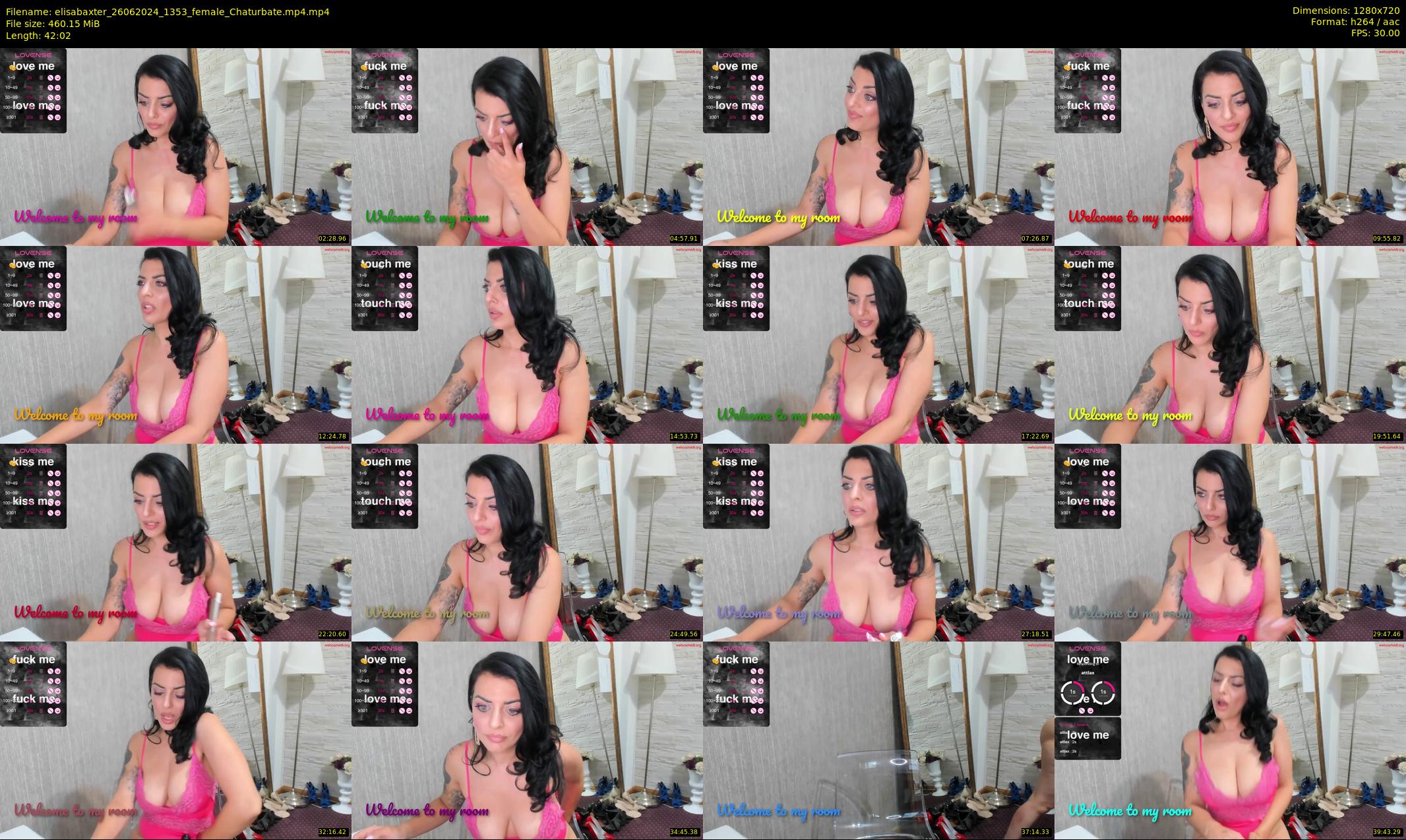 elisabaxter — 43 minute Chaturbate female cam show recording, 720p, Jun 26, 2024