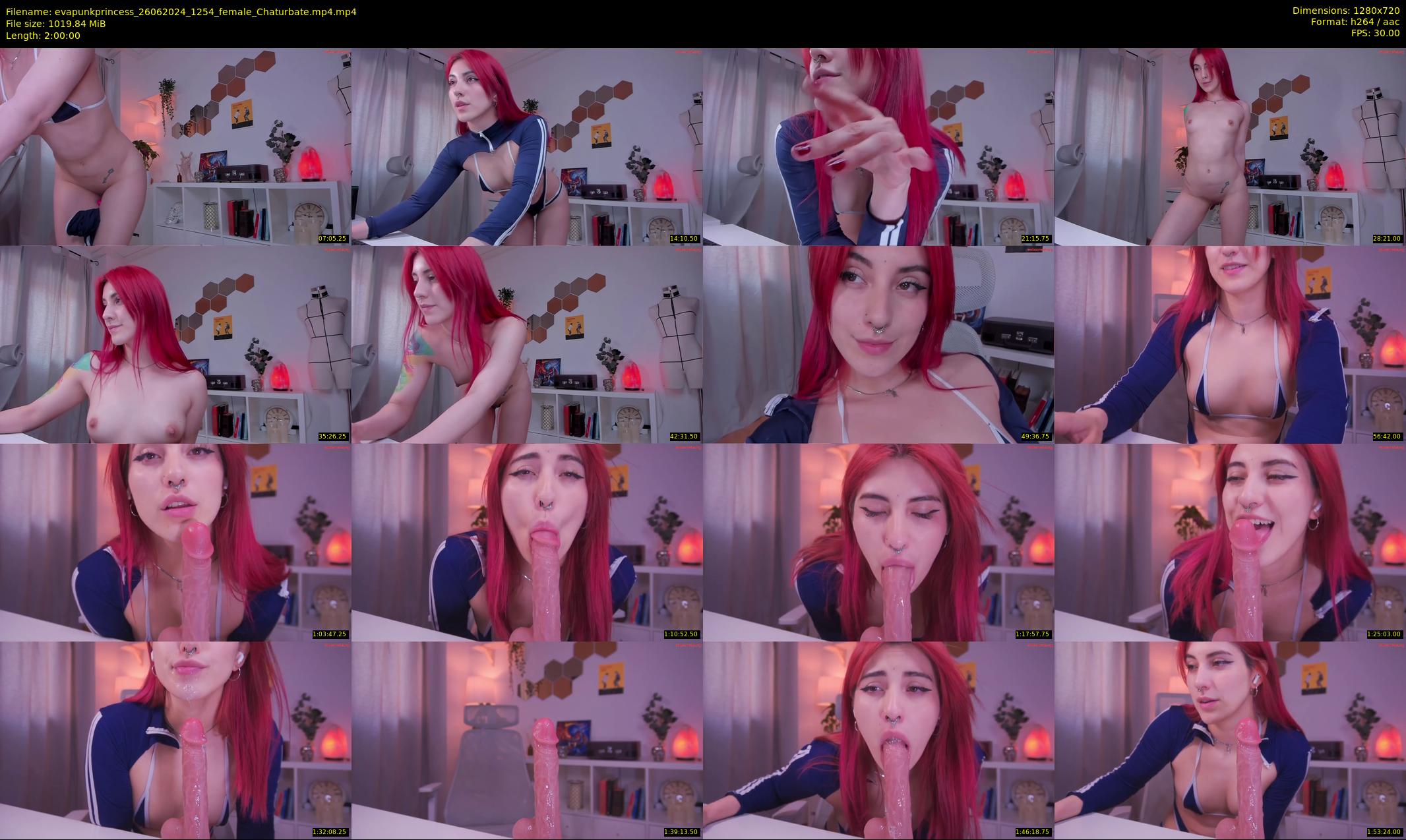 evapunkprincess — 120 minute Chaturbate female cam show recording, 720p, Jun 26, 2024