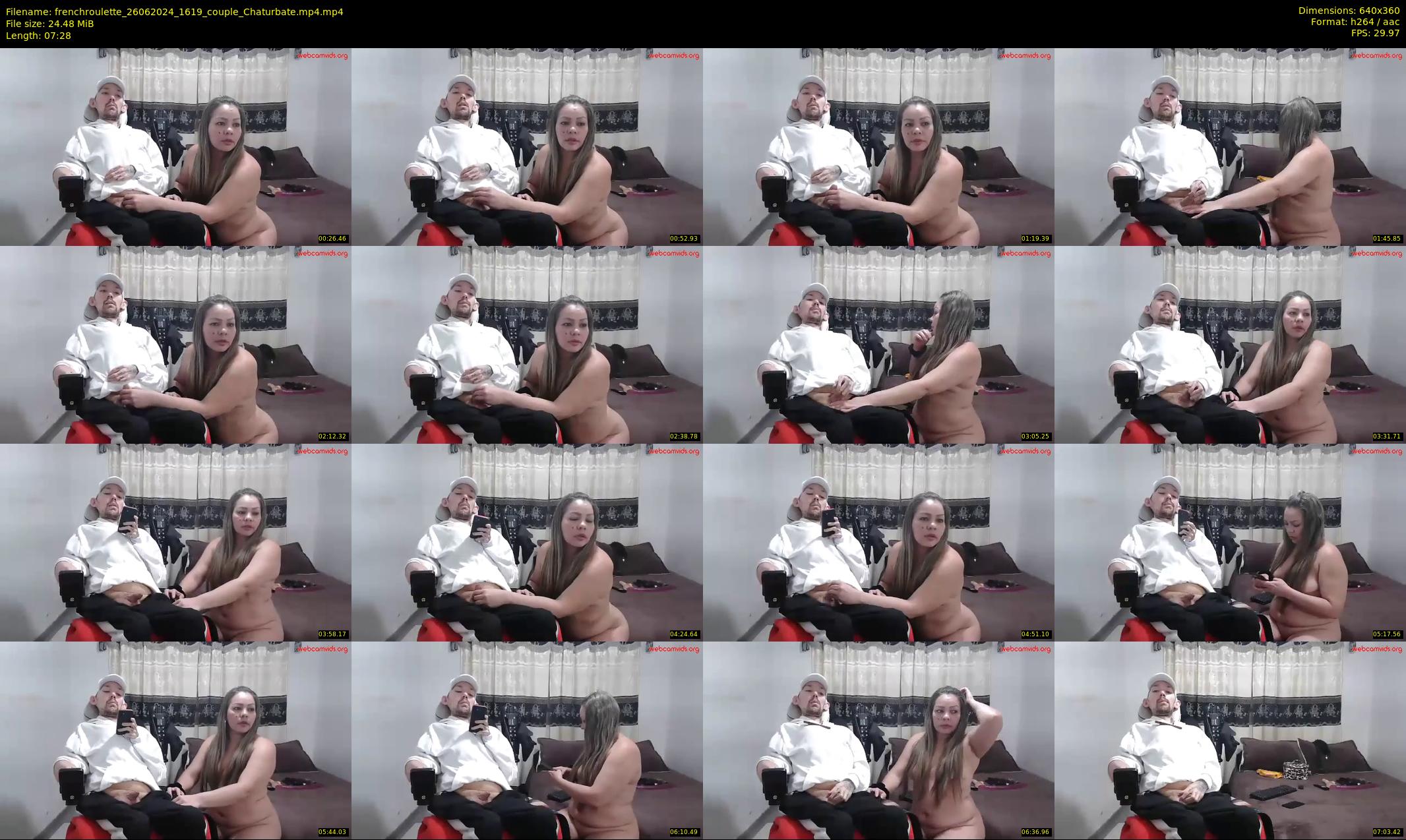 frenchroulette — 8 minute Chaturbate couple cam show recording, 360p, Jun 26, 2024
