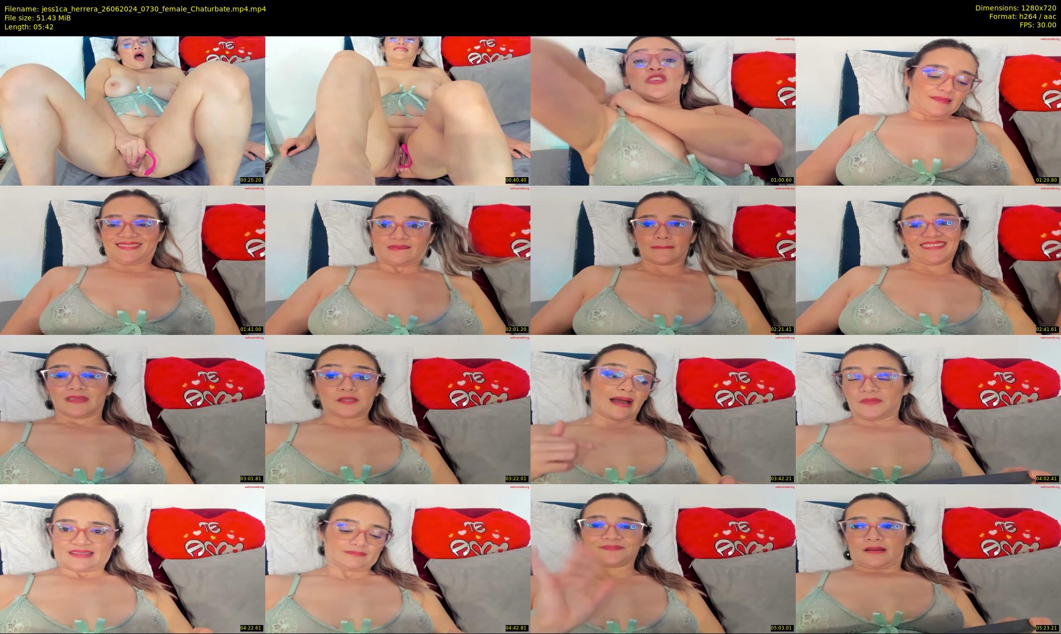 jess1ca_herrera — 6 minute Chaturbate female cam show recording, 720p, Jun 26, 2024