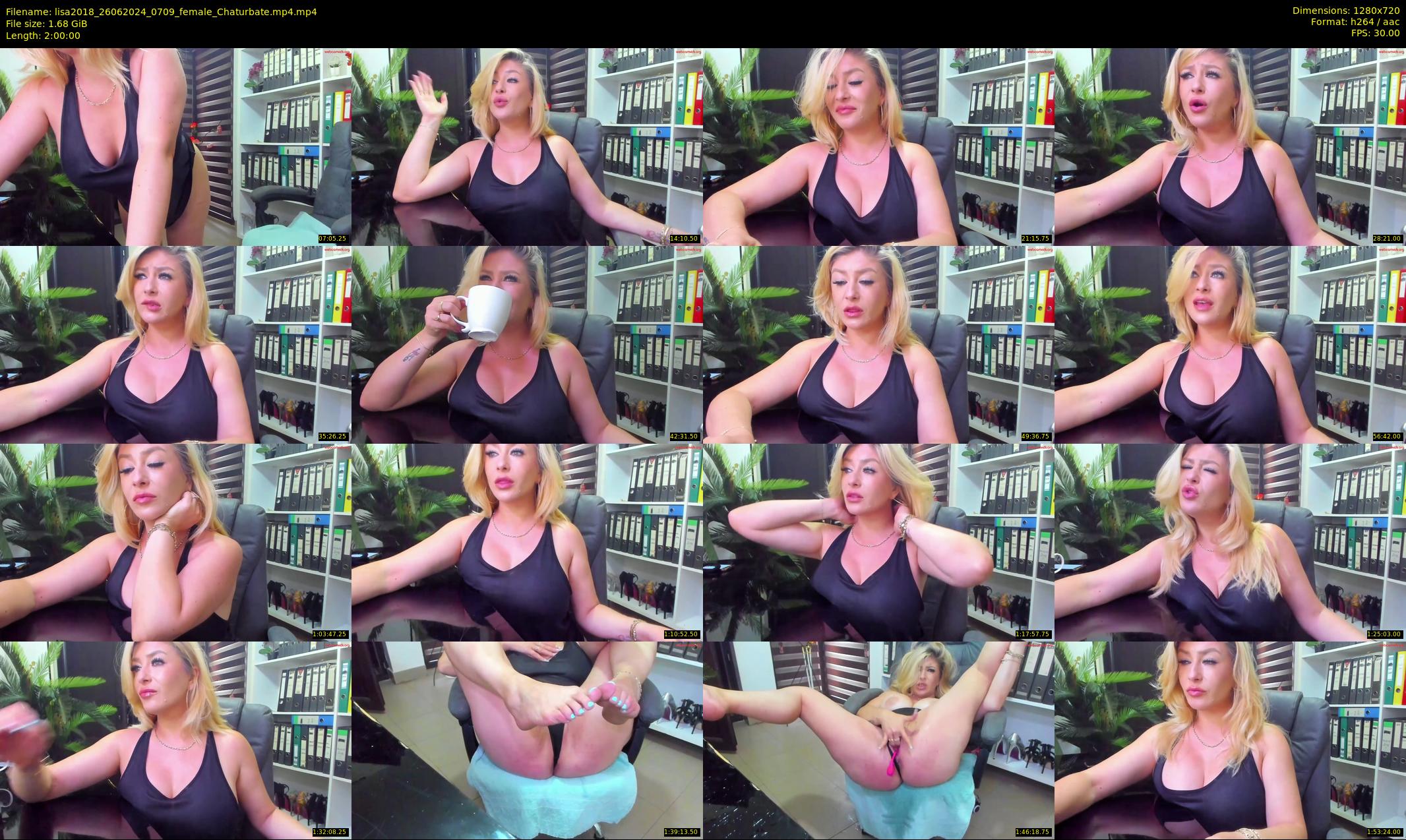 lisa2018 — 120 minute Chaturbate female cam show recording, 720p, Jun 26, 2024