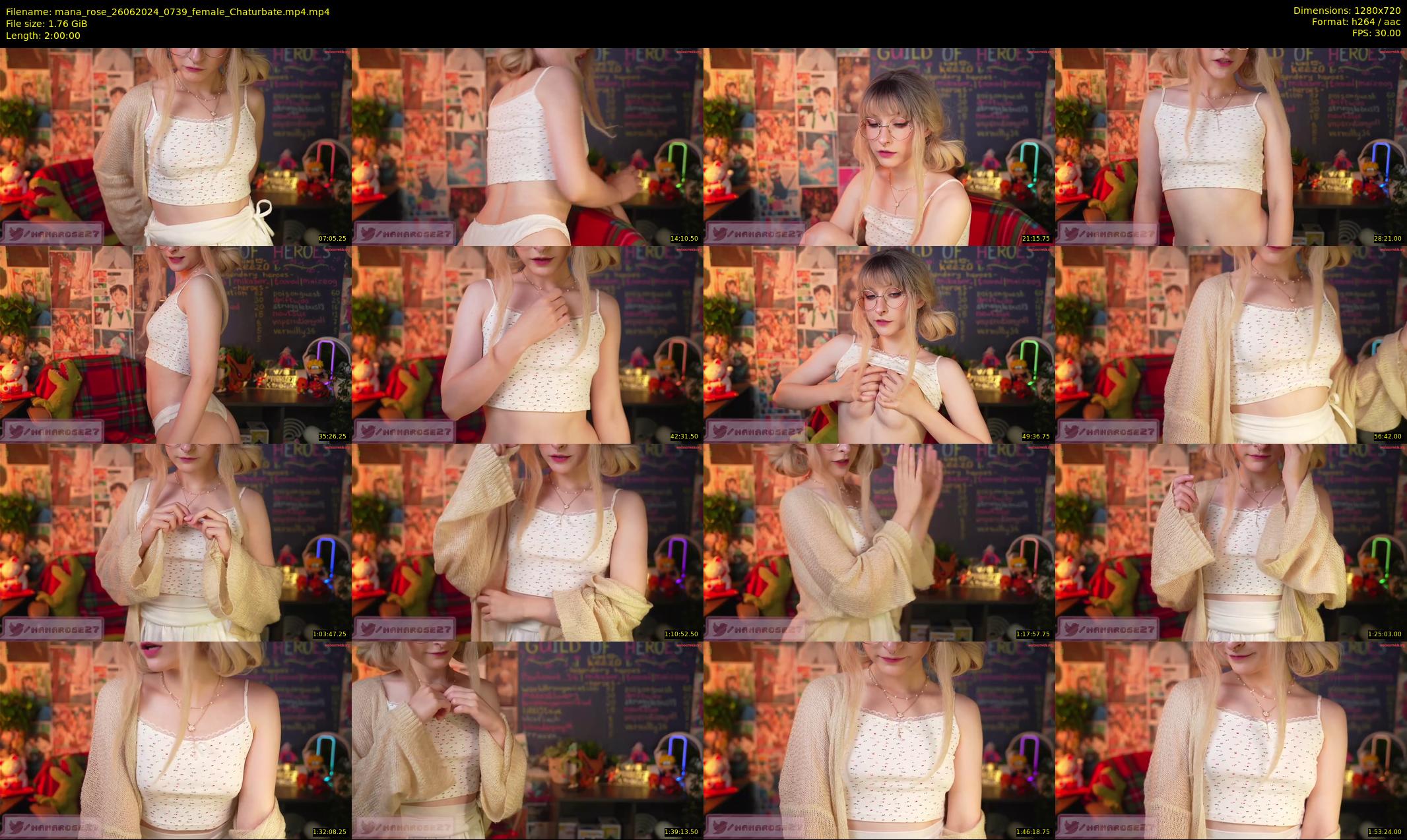 mana_rose — 120 minute Chaturbate female cam show recording, 720p, Jun 26, 2024