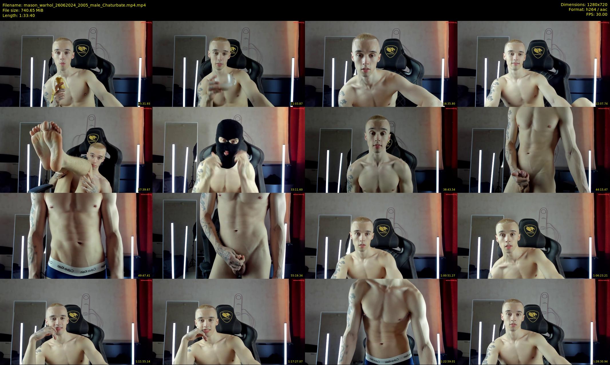 mason_warhol — 94 minute Chaturbate male cam show recording, 720p, Jun 26, 2024