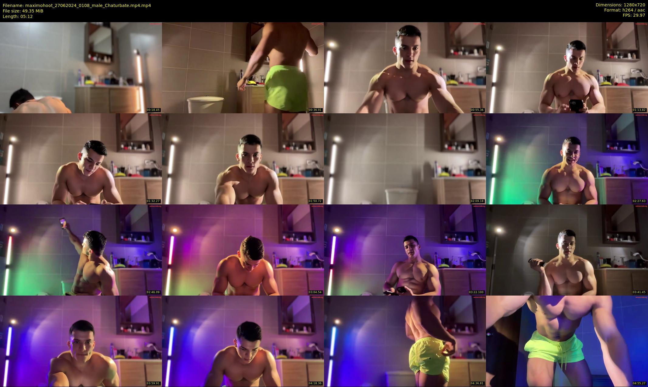 maximohoot — 6 minute Chaturbate male cam show recording, 720p, Jun 27, 2024