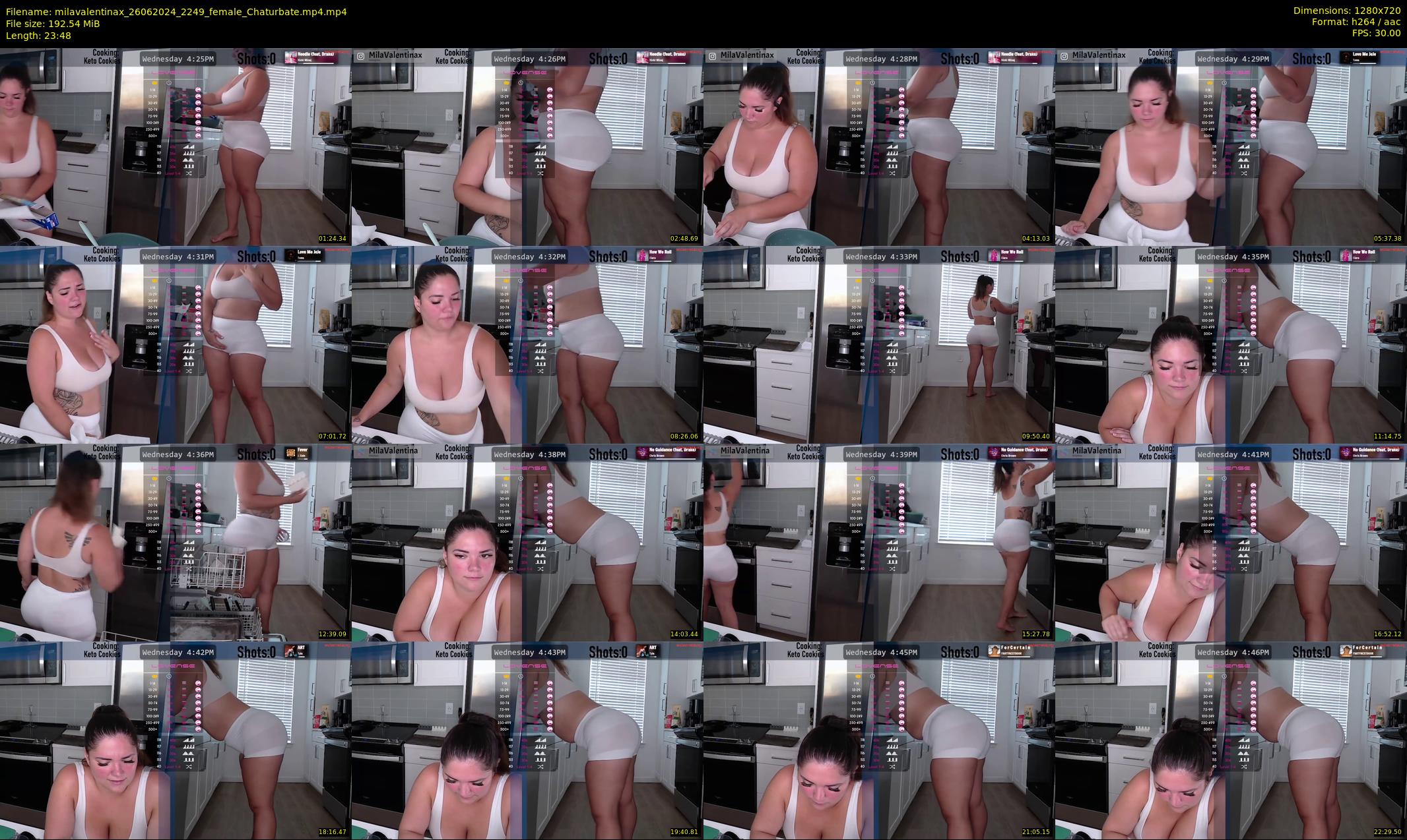 milavalentinax — 24 minute Chaturbate female cam show recording, 720p, Jun 26, 2024