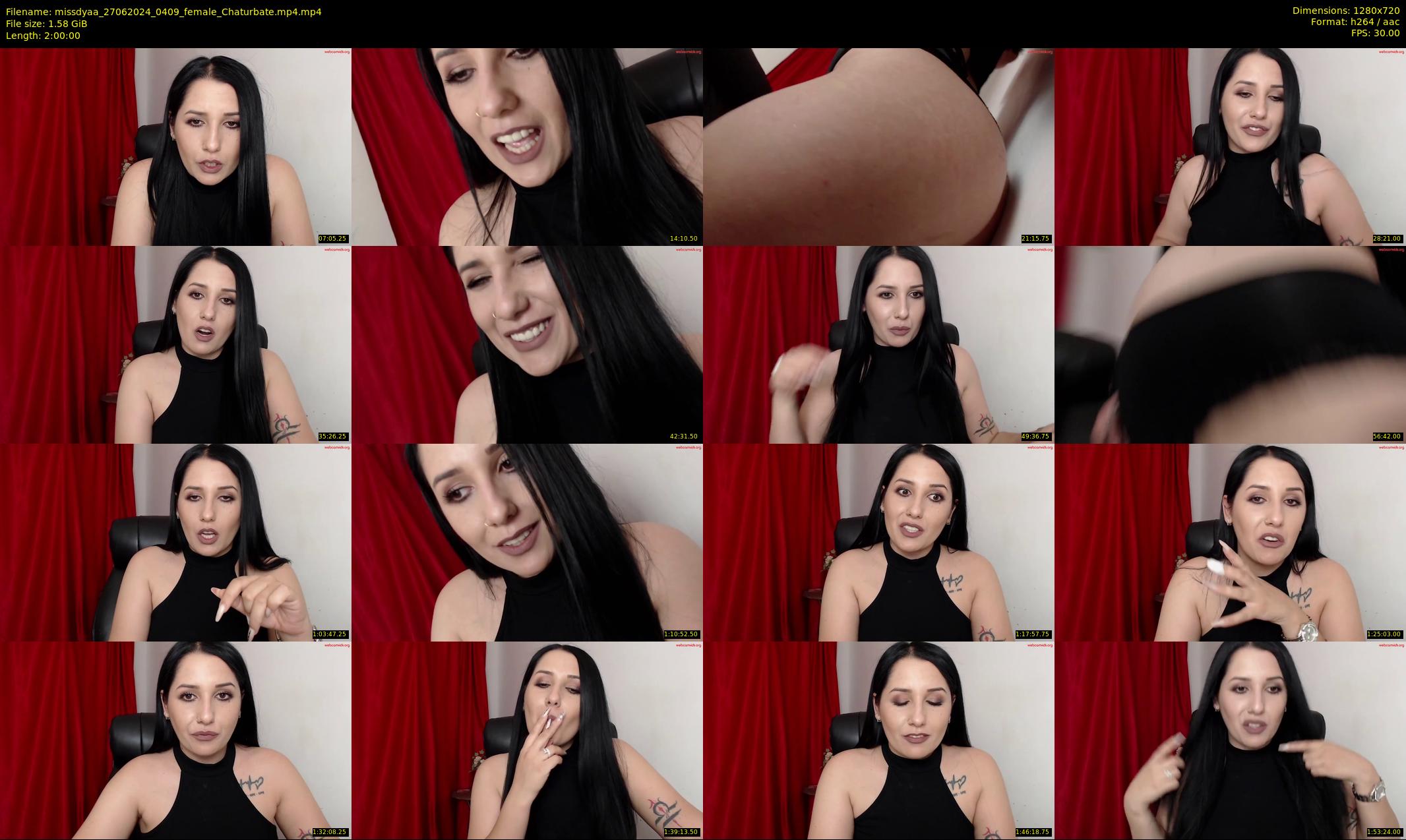 missdyaa — 120 minute Chaturbate female cam show recording, 720p, Jun 27, 2024