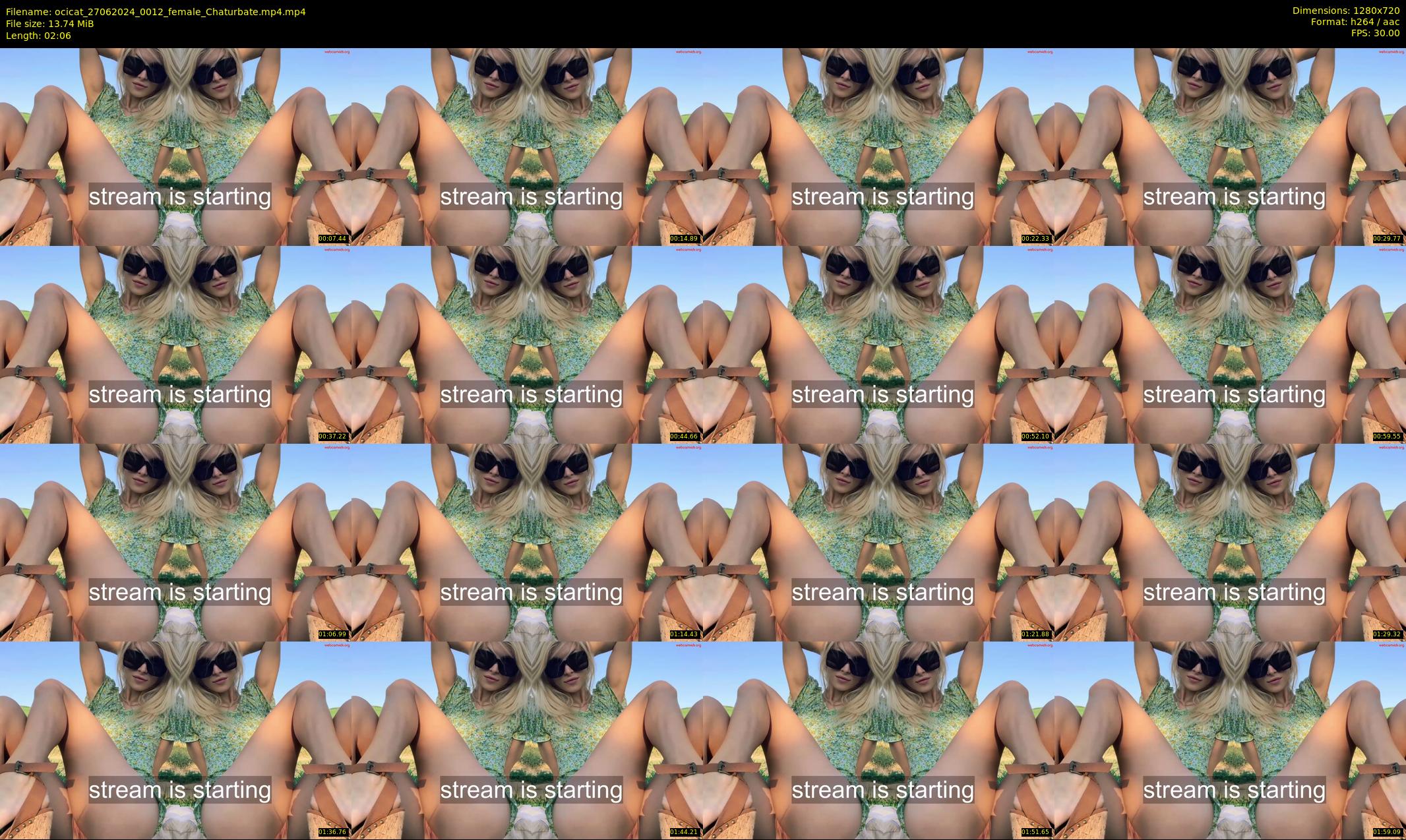 ocicat — 3 minute Chaturbate female cam show recording, 720p, Jun 27, 2024