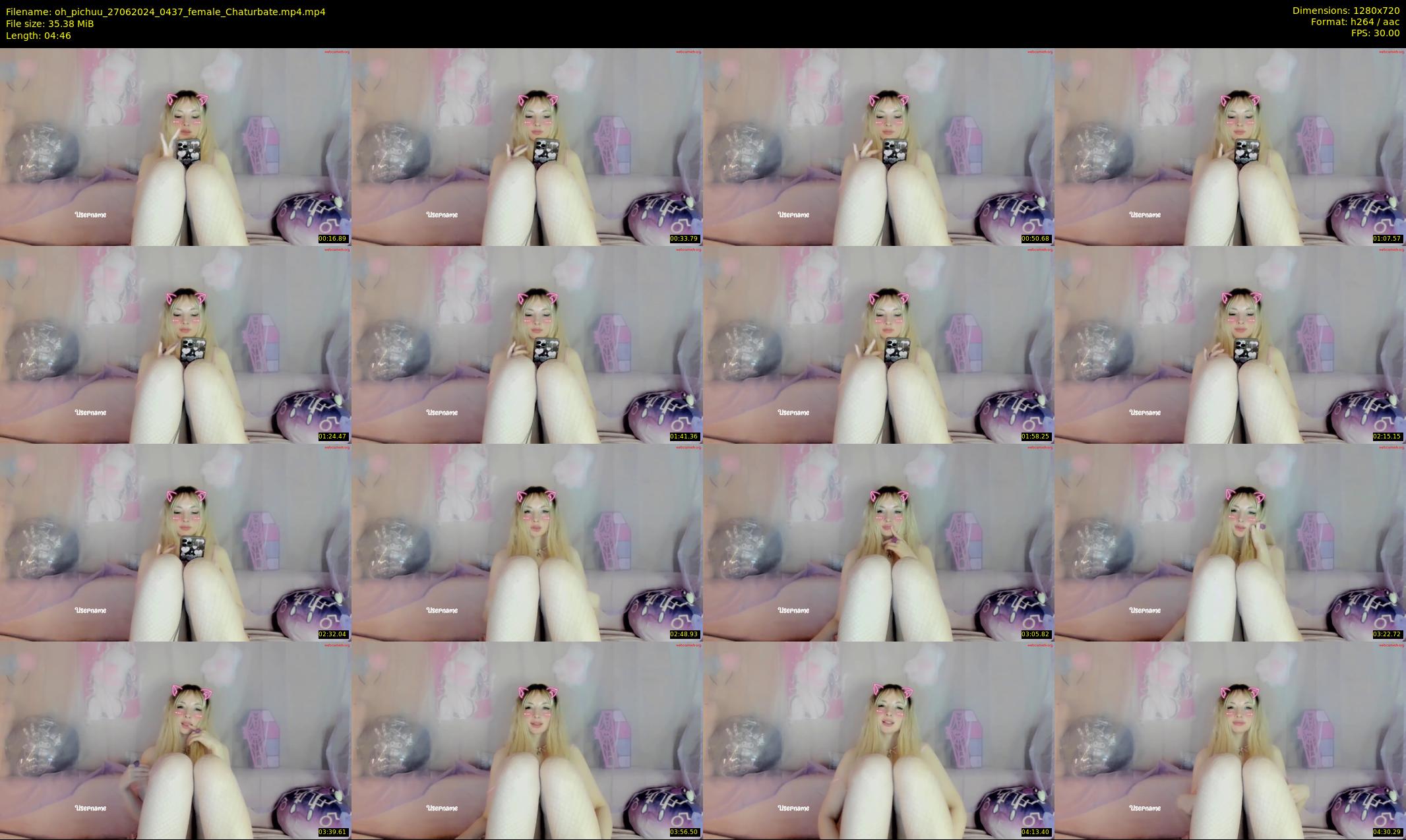 oh_pichuu — 5 minute Chaturbate female cam show recording, 720p, Jun 27, 2024