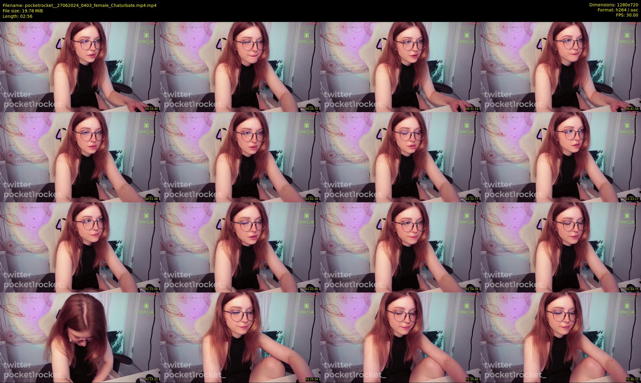 pocketrocket_ — 3 minute Chaturbate female cam show recording, 720p, Jun 27, 2024