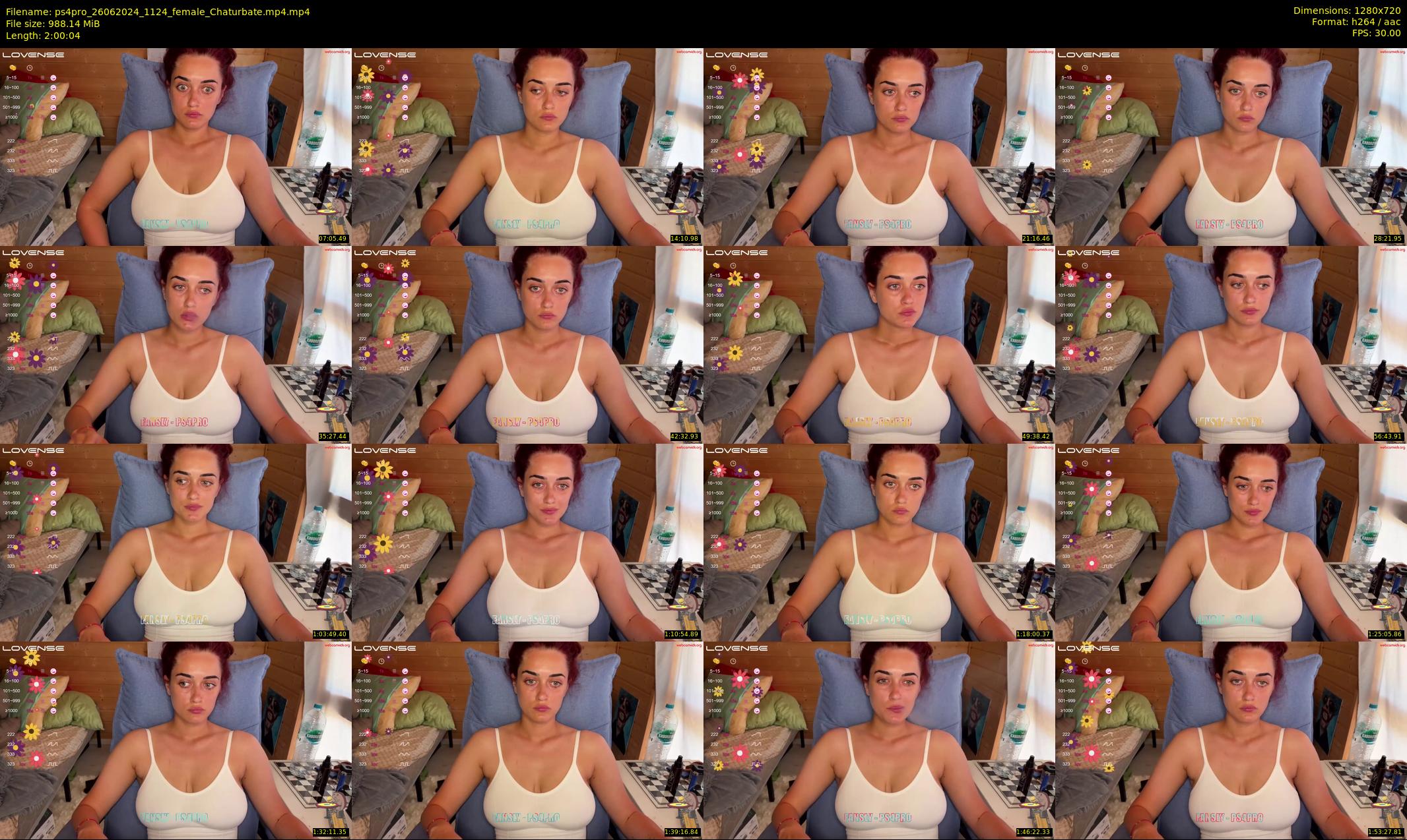 ps4pro — 121 minute Chaturbate female cam show recording, 720p, Jun 26, 2024