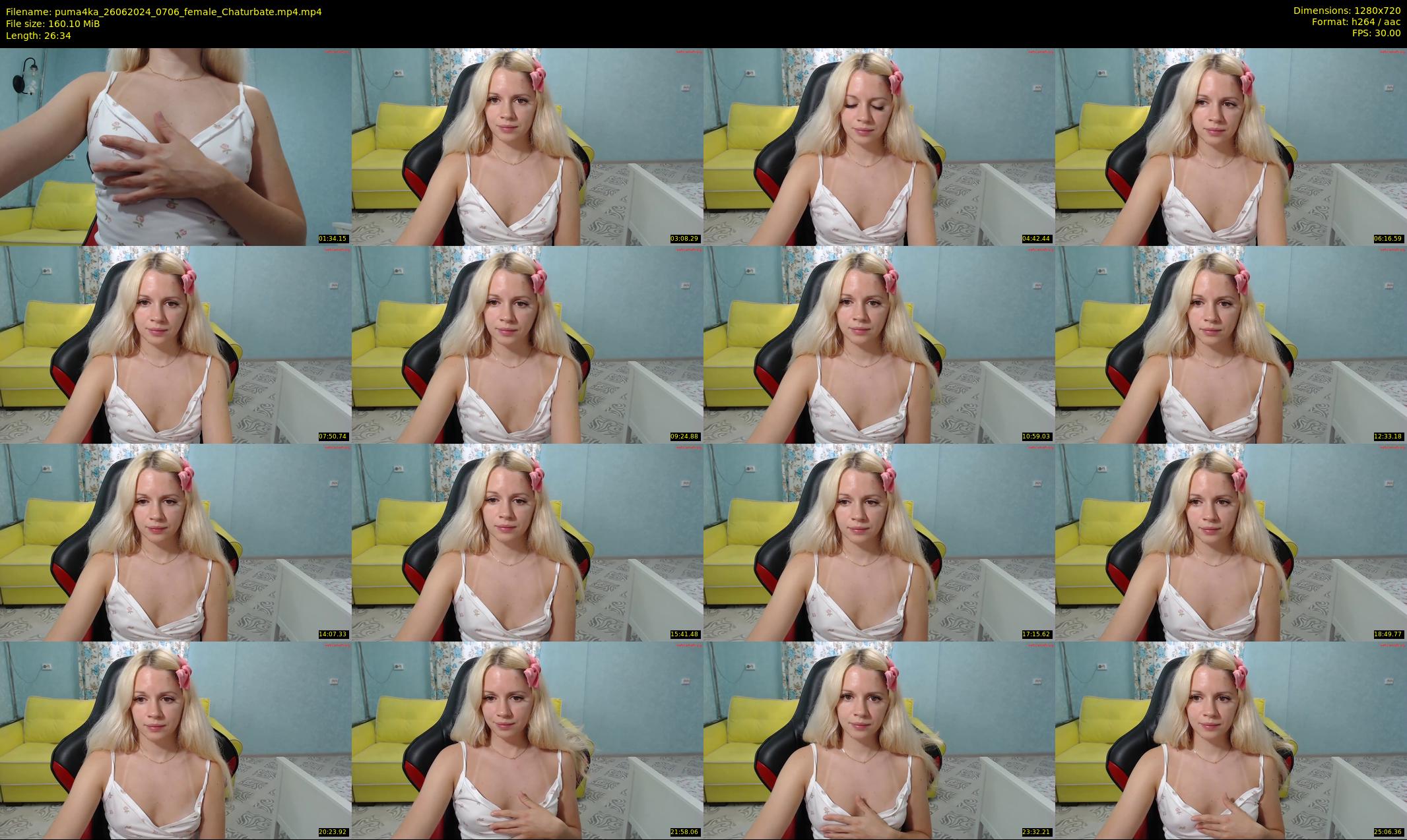 puma4ka — 27 minute Chaturbate female cam show recording, 720p, Jun 26, 2024