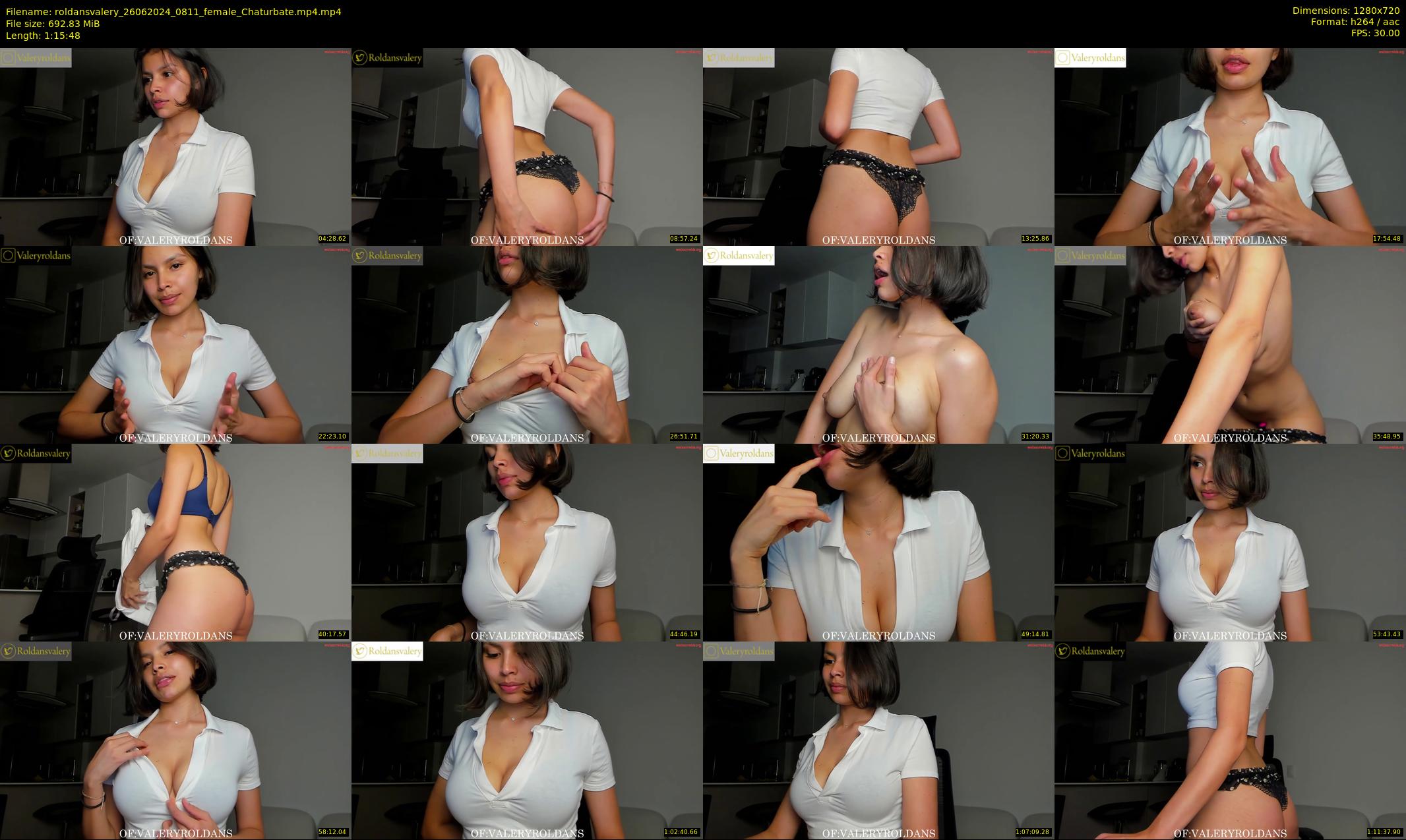 roldansvalery — 76 minute Chaturbate female cam show recording, 720p, Jun 26, 2024