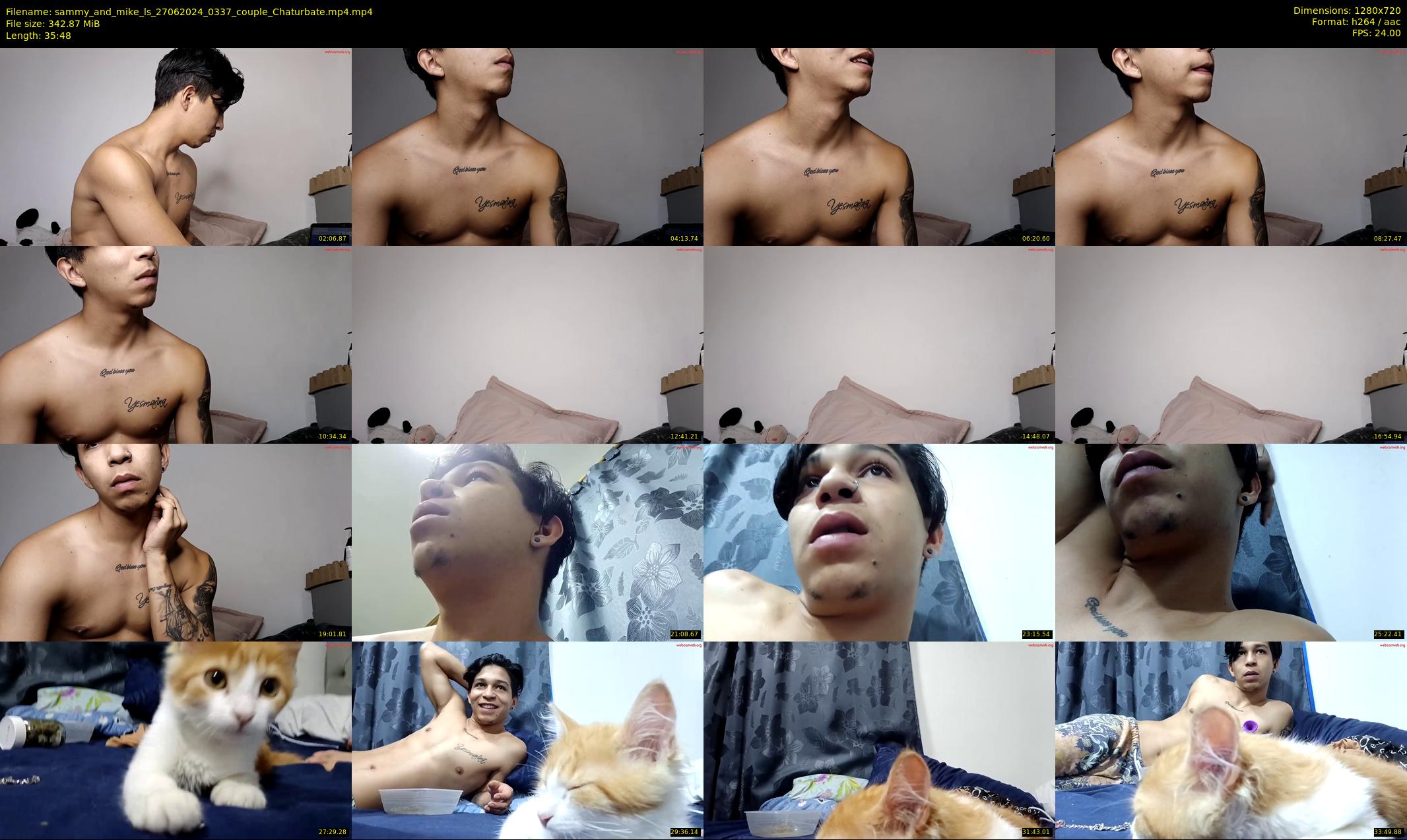 sammy_and_mike_ls — 36 minute Chaturbate couple cam show recording, 720p, Jun 27, 2024