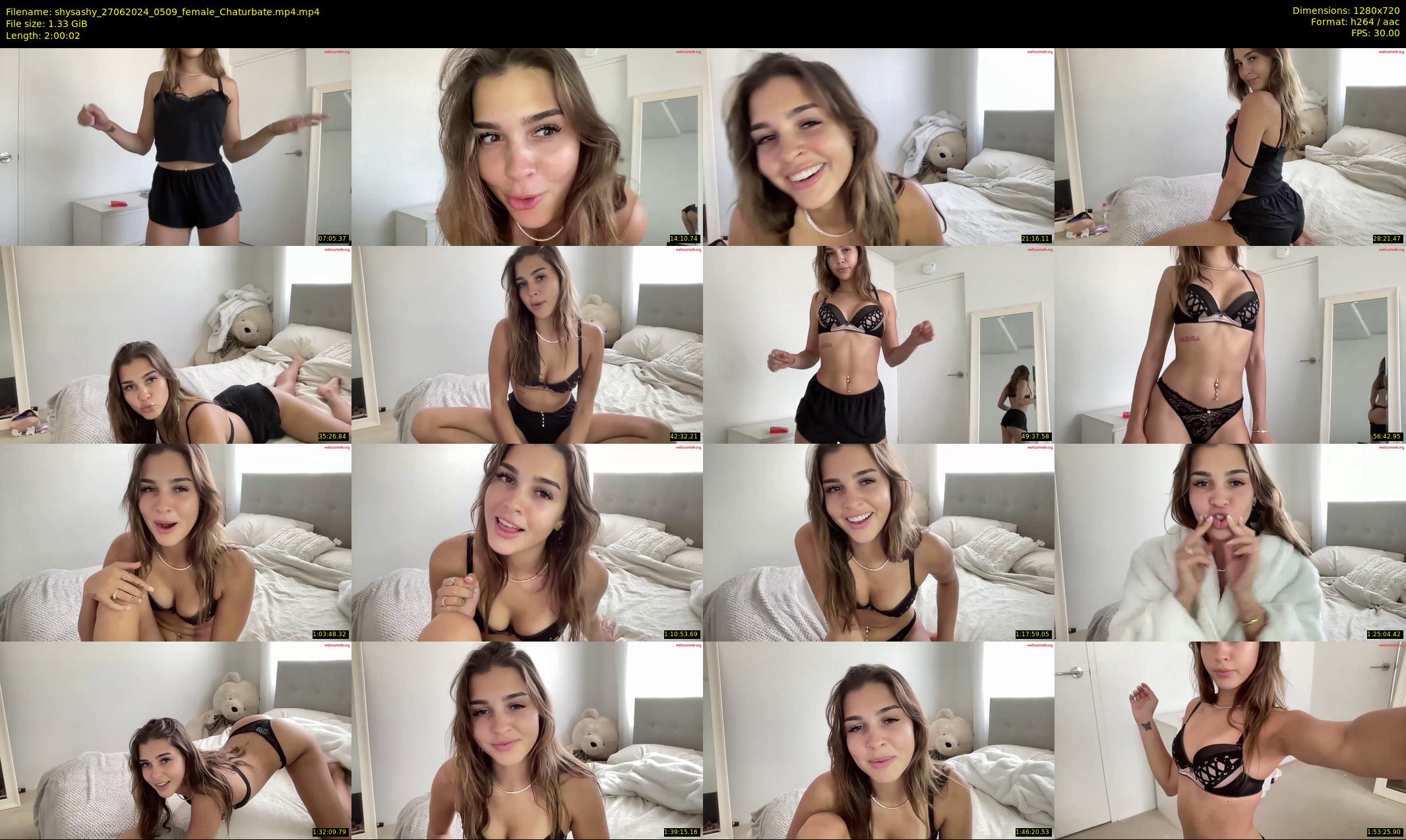 shysashy — 121 minute Chaturbate female cam show recording, 720p, Jun 27, 2024