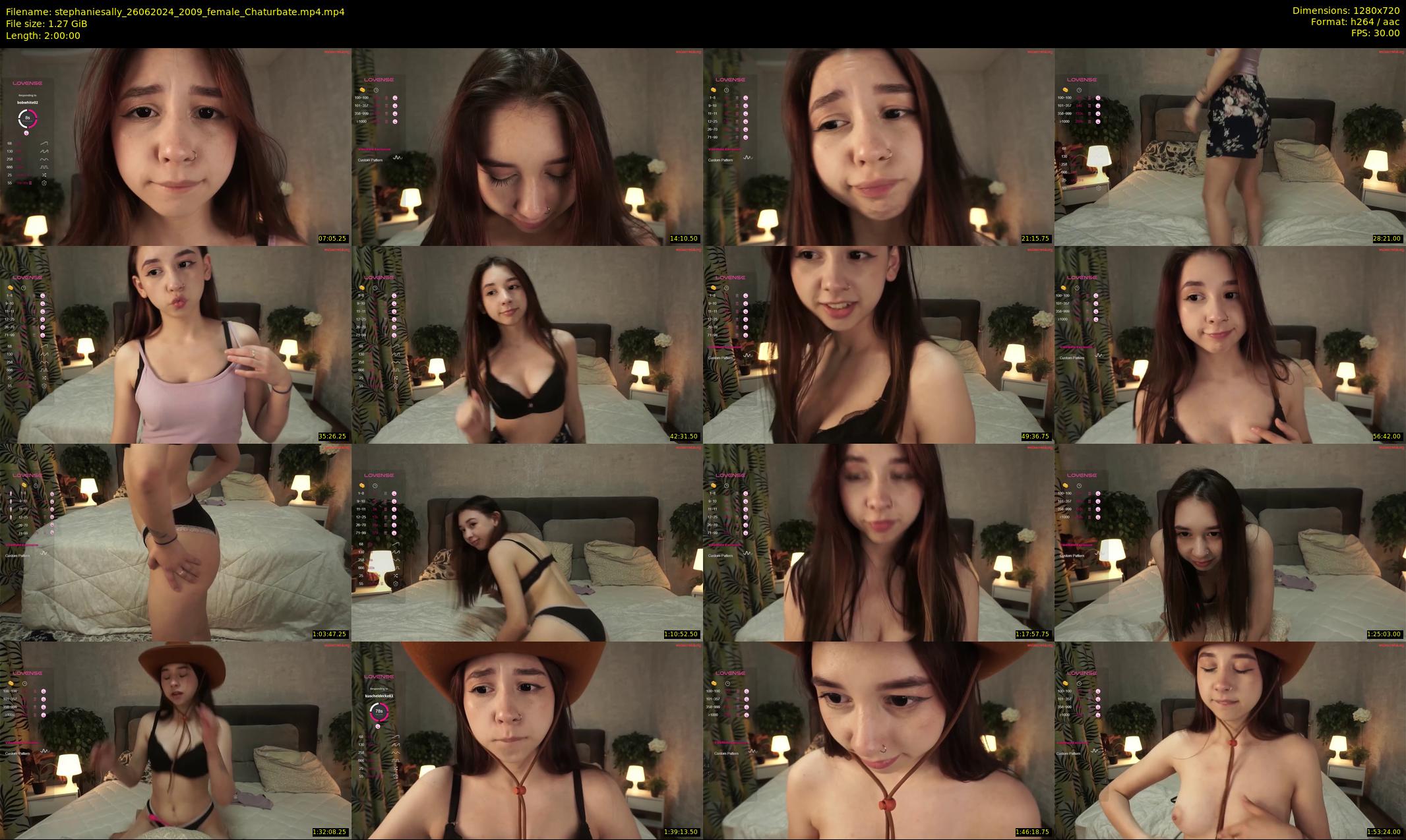 stephaniesally — 120 minute Chaturbate female cam show recording, 720p, Jun 26, 2024