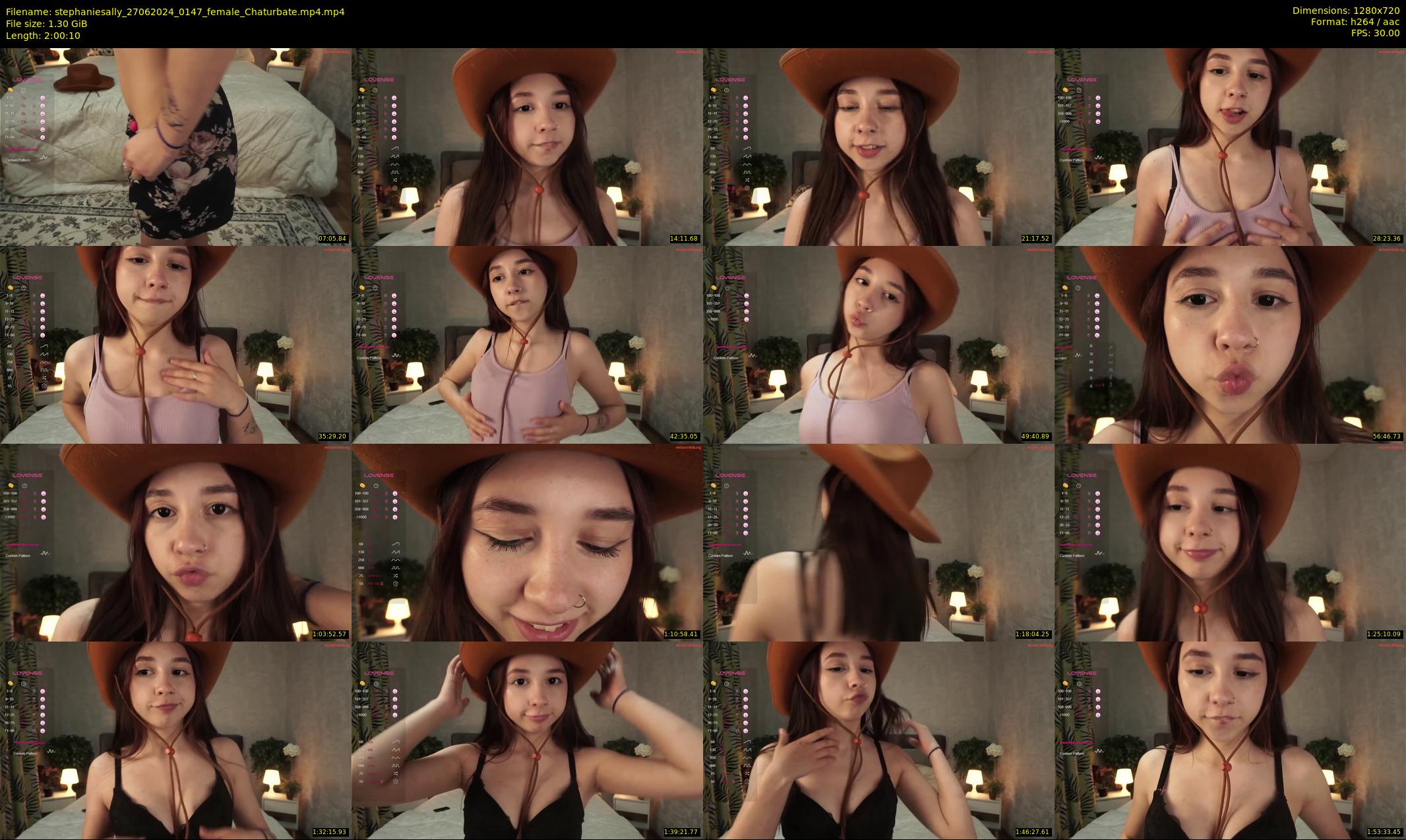 stephaniesally — 121 minute Chaturbate female cam show recording, 720p, Jun 27, 2024