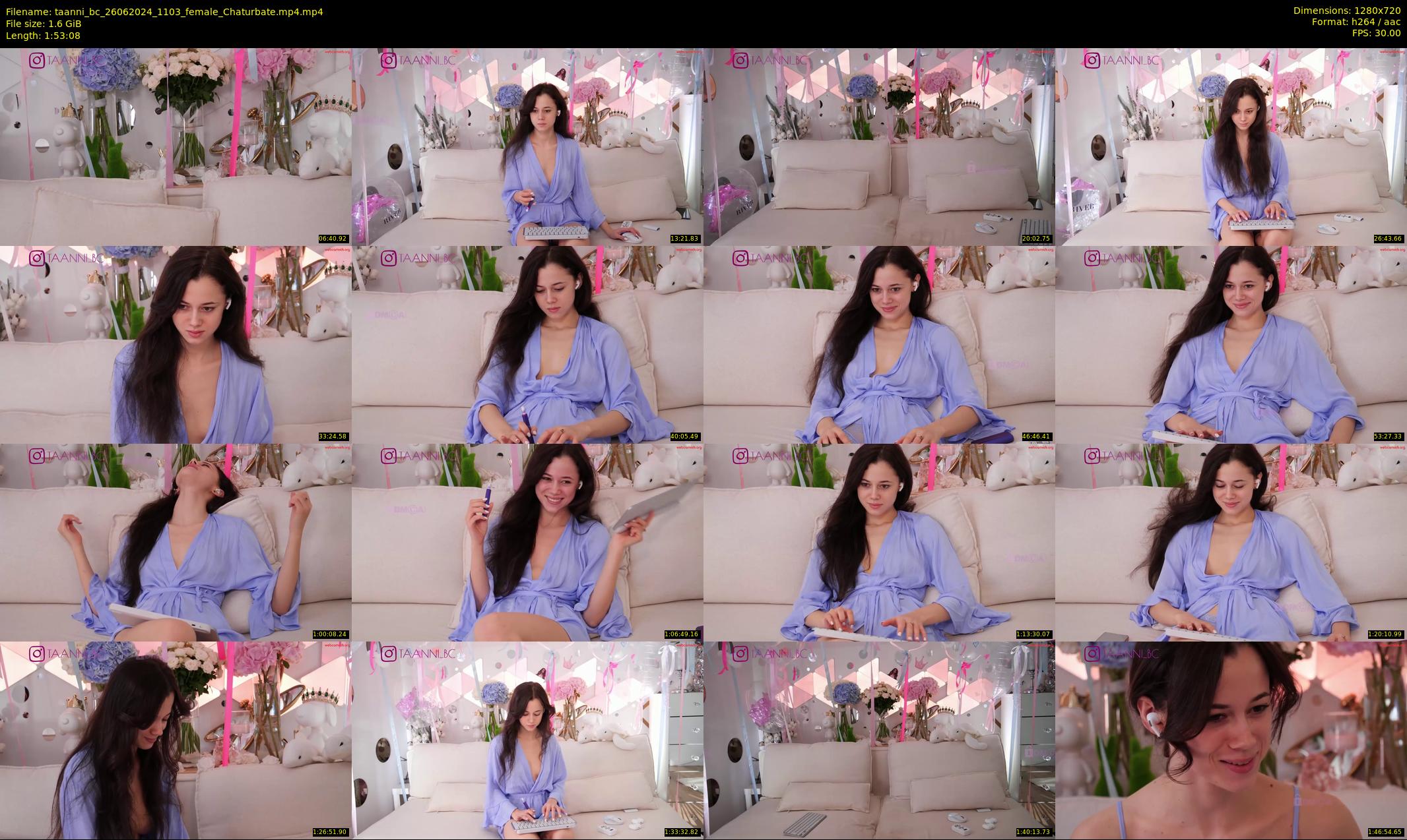 taanni_bc — 114 minute Chaturbate female cam show recording, 720p, Jun 26, 2024