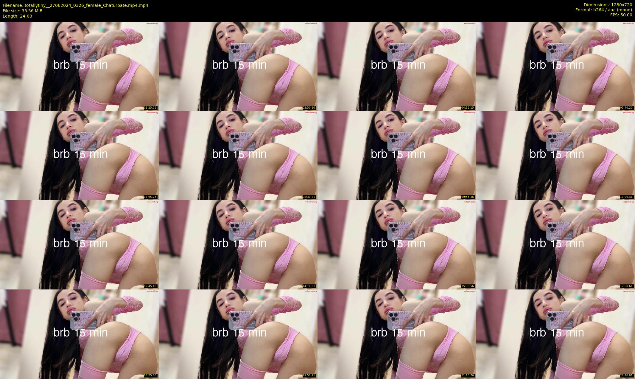 totallytiny_ — 24 minute Chaturbate female cam show recording, 720p, Jun 27, 2024