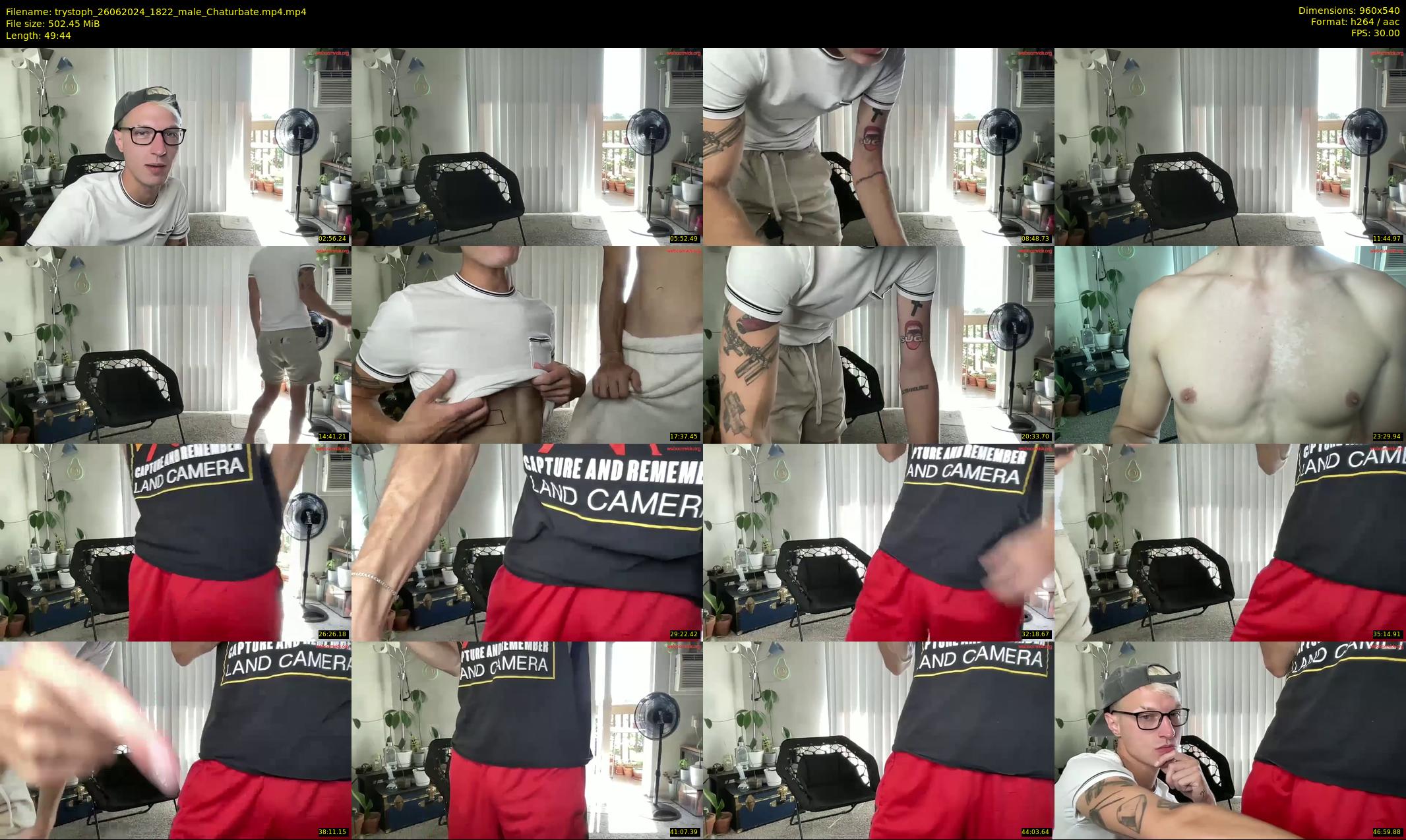 trystoph — 50 minute Chaturbate male cam show recording, 480p, Jun 26, 2024