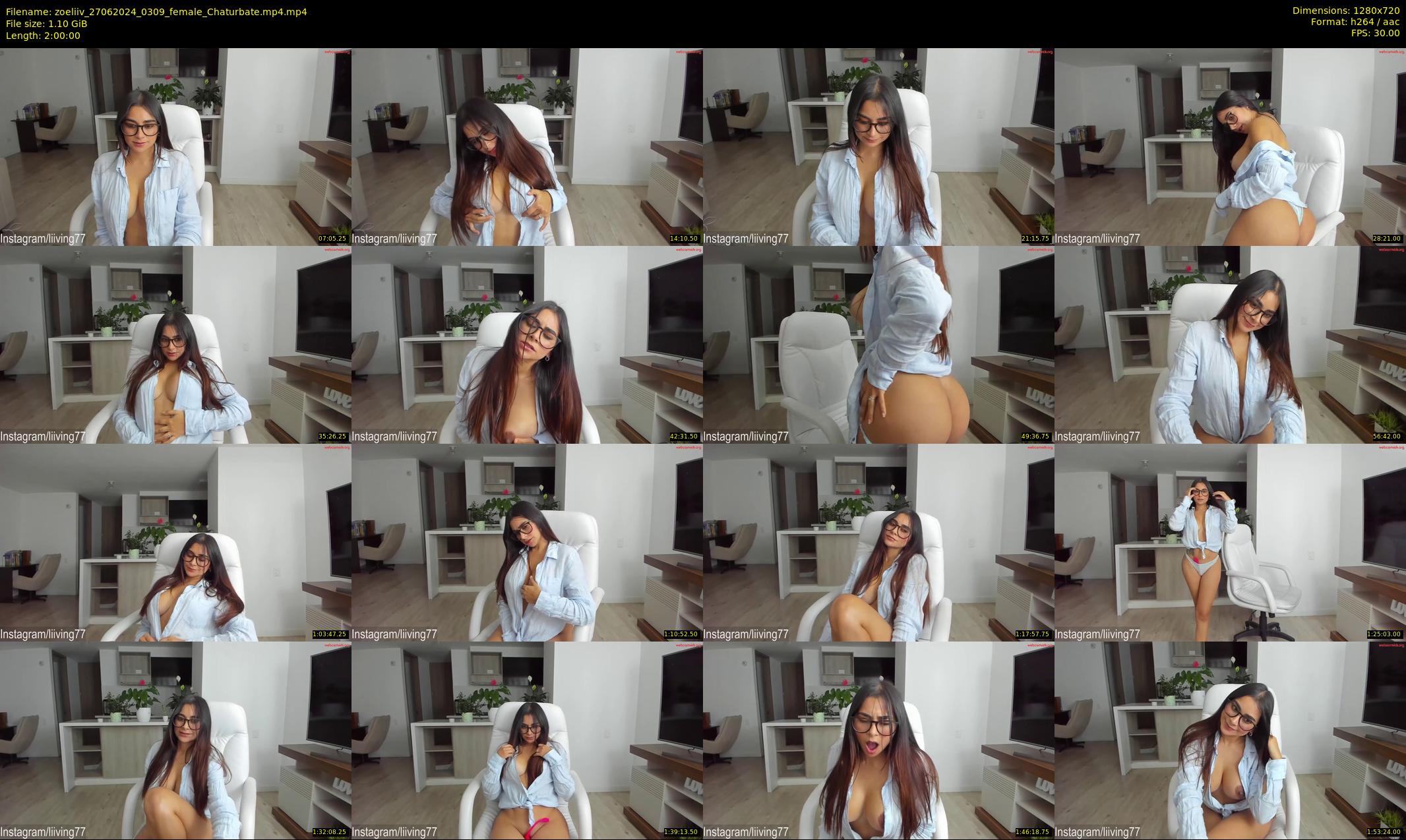 zoeliiv — 120 minute Chaturbate female cam show recording, 720p, Jun 27, 2024