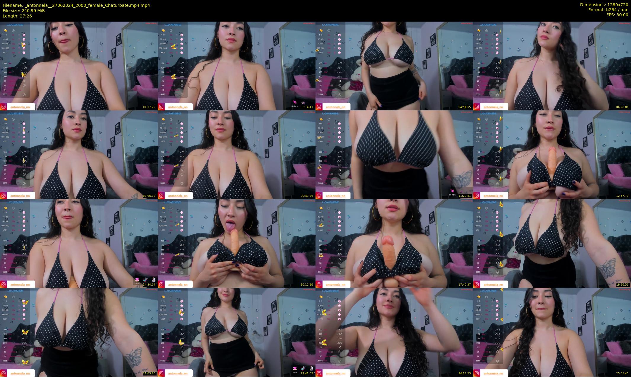_antonnela_ — 28 minute Chaturbate female cam show recording, 720p, Jun 27, 2024