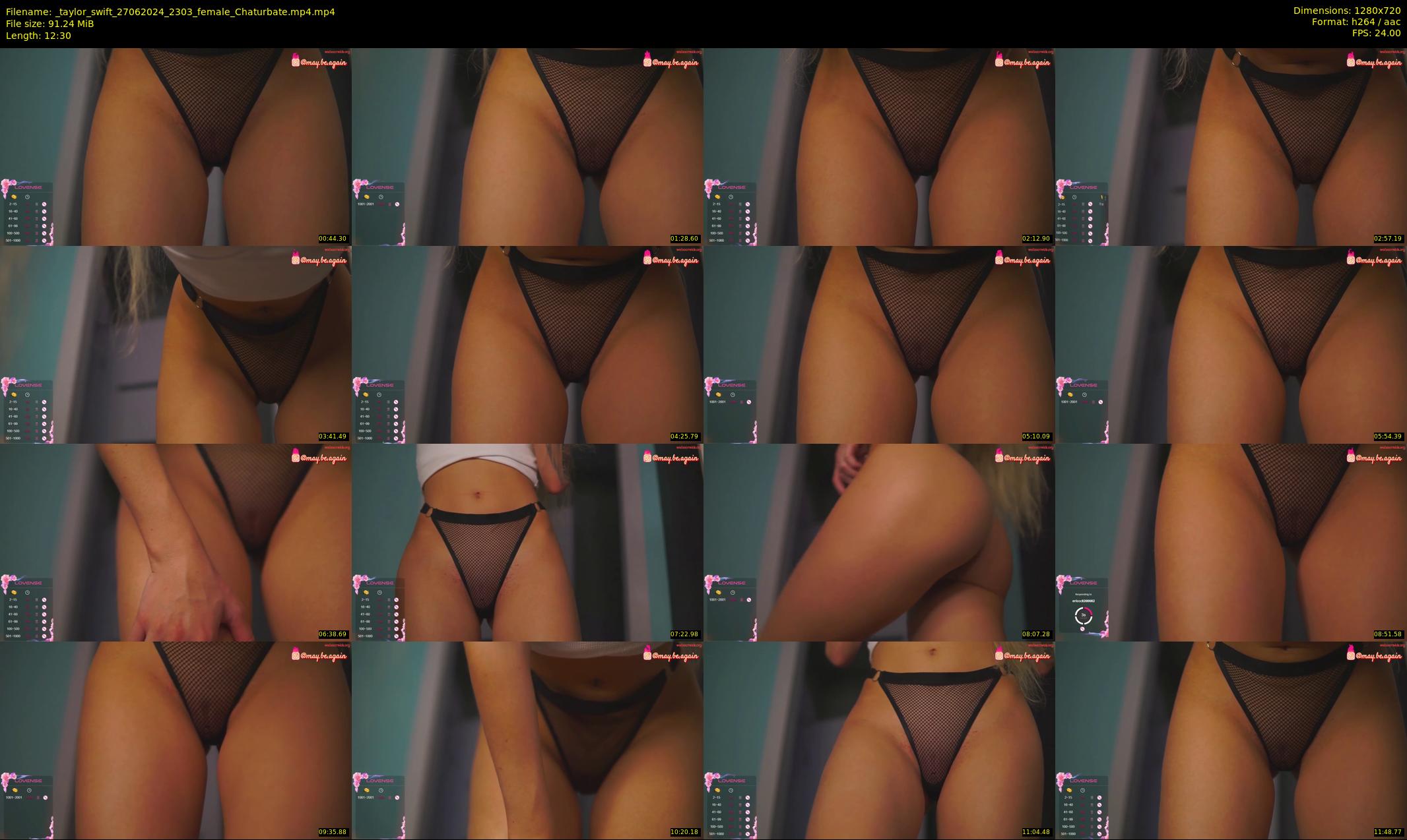 _taylor_swift — 13 minute Chaturbate female cam show recording, 720p, Jun 27, 2024