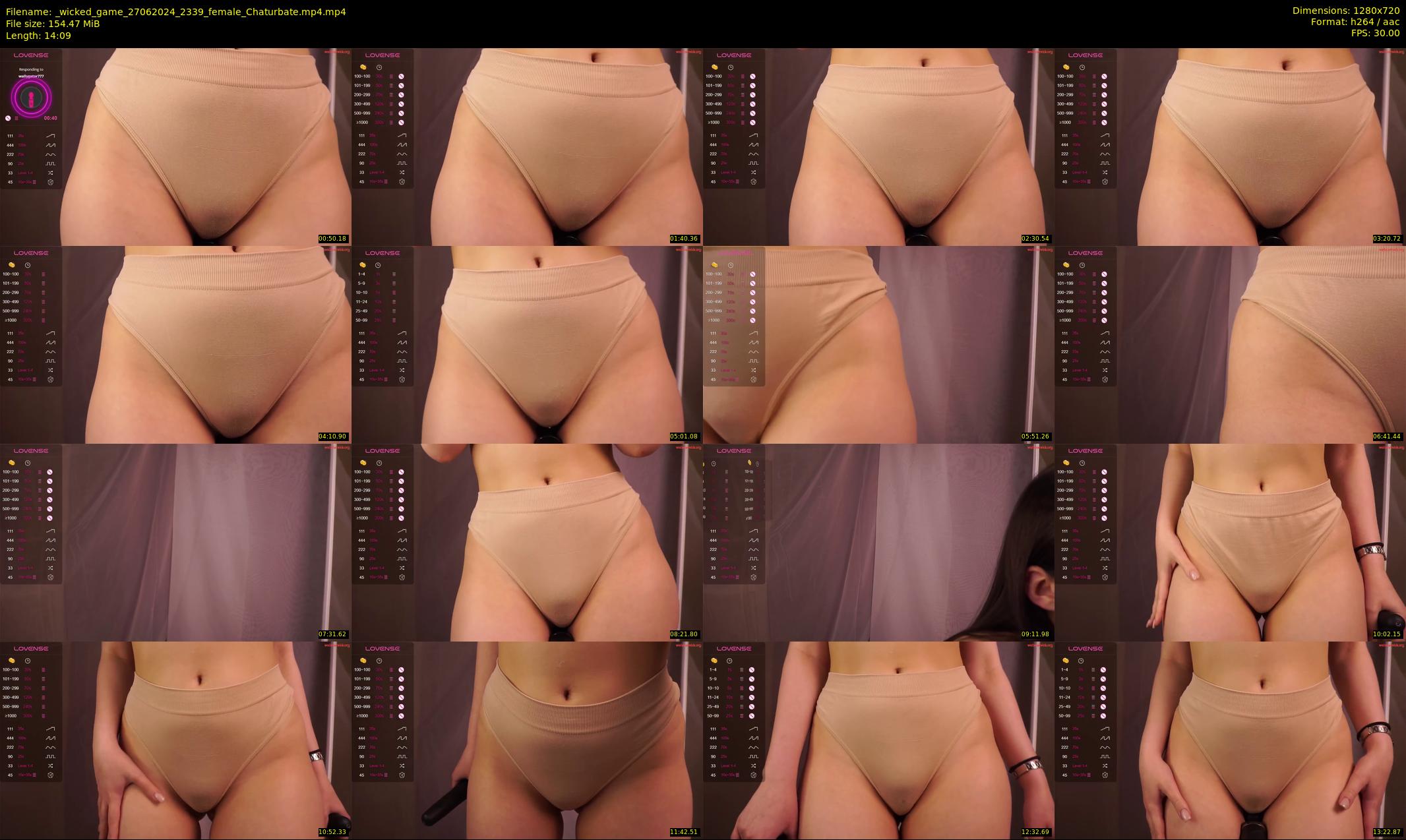 _wicked_game — 15 minute Chaturbate female cam show recording, 720p, Jun 27, 2024