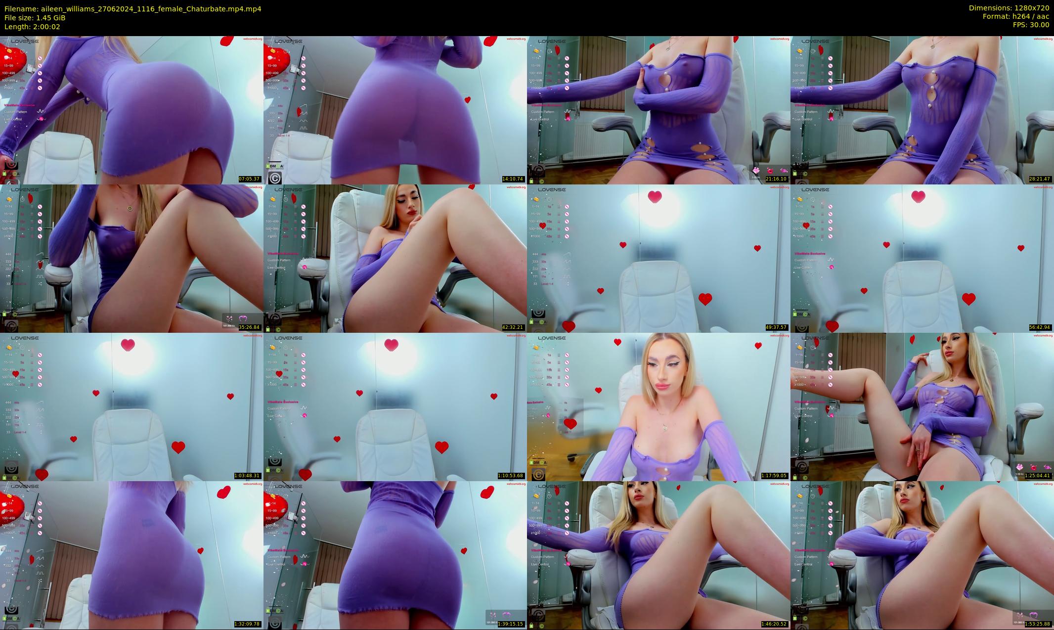 aileen_williams — 121 minute Chaturbate female cam show recording, 720p, Jun 27, 2024