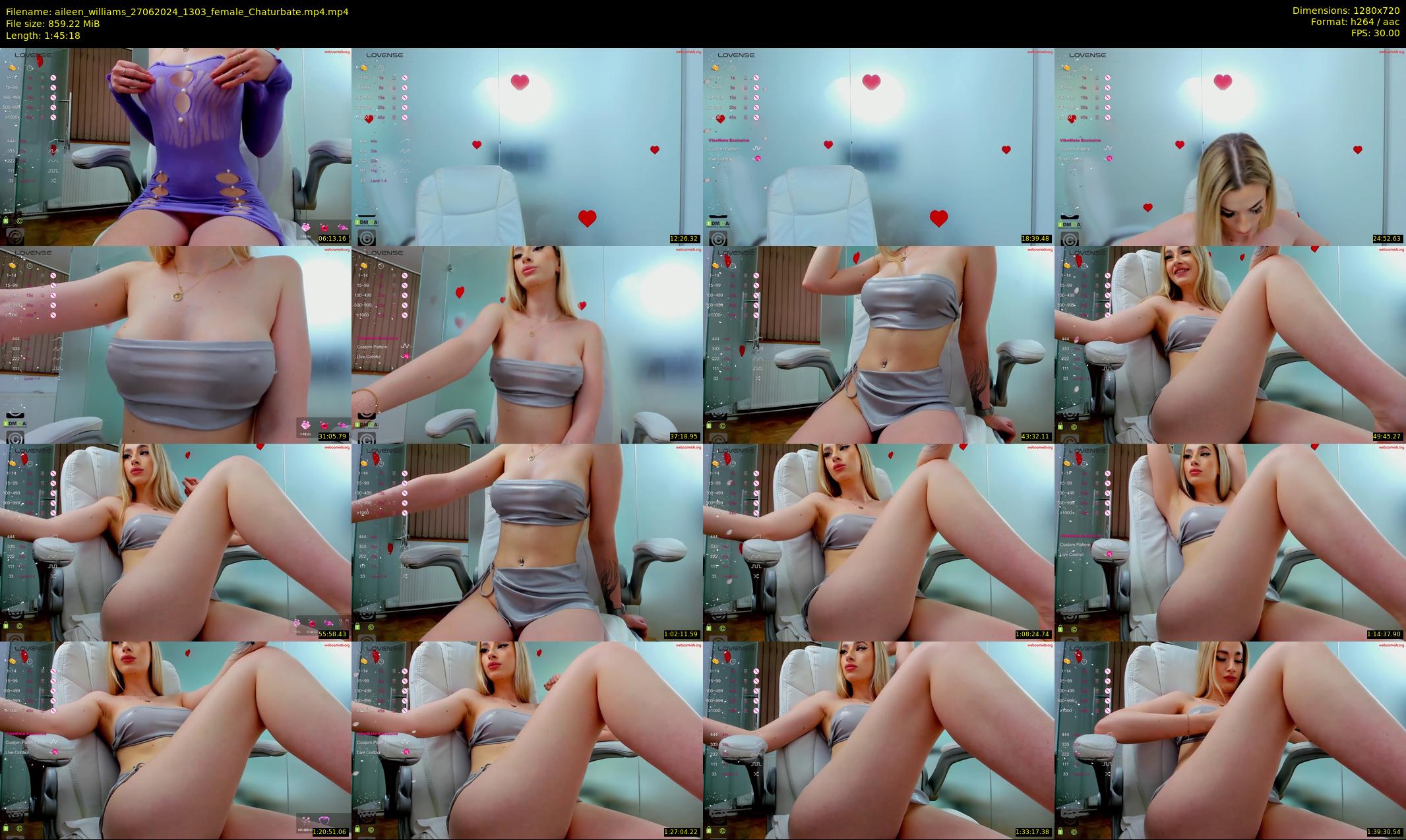 aileen_williams — 106 minute Chaturbate female cam show recording, 720p, Jun 27, 2024