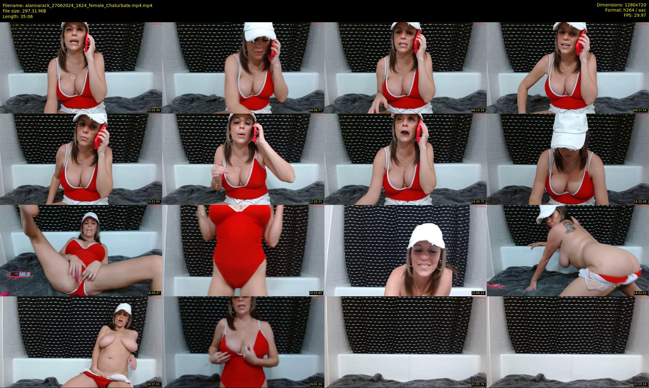 alannarack — 36 minute Chaturbate female cam show recording, 720p, Jun 27, 2024